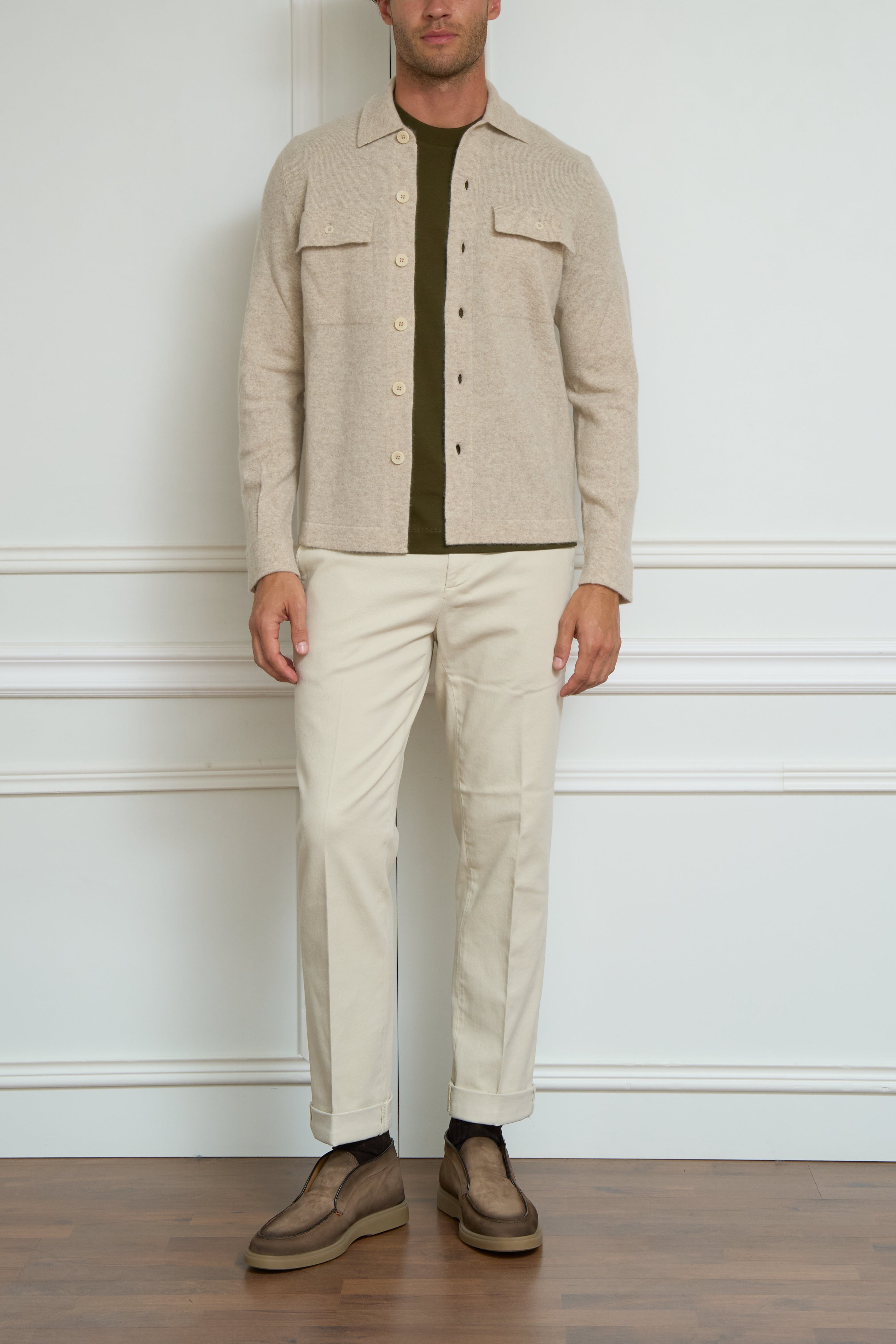 Overshirt in beige