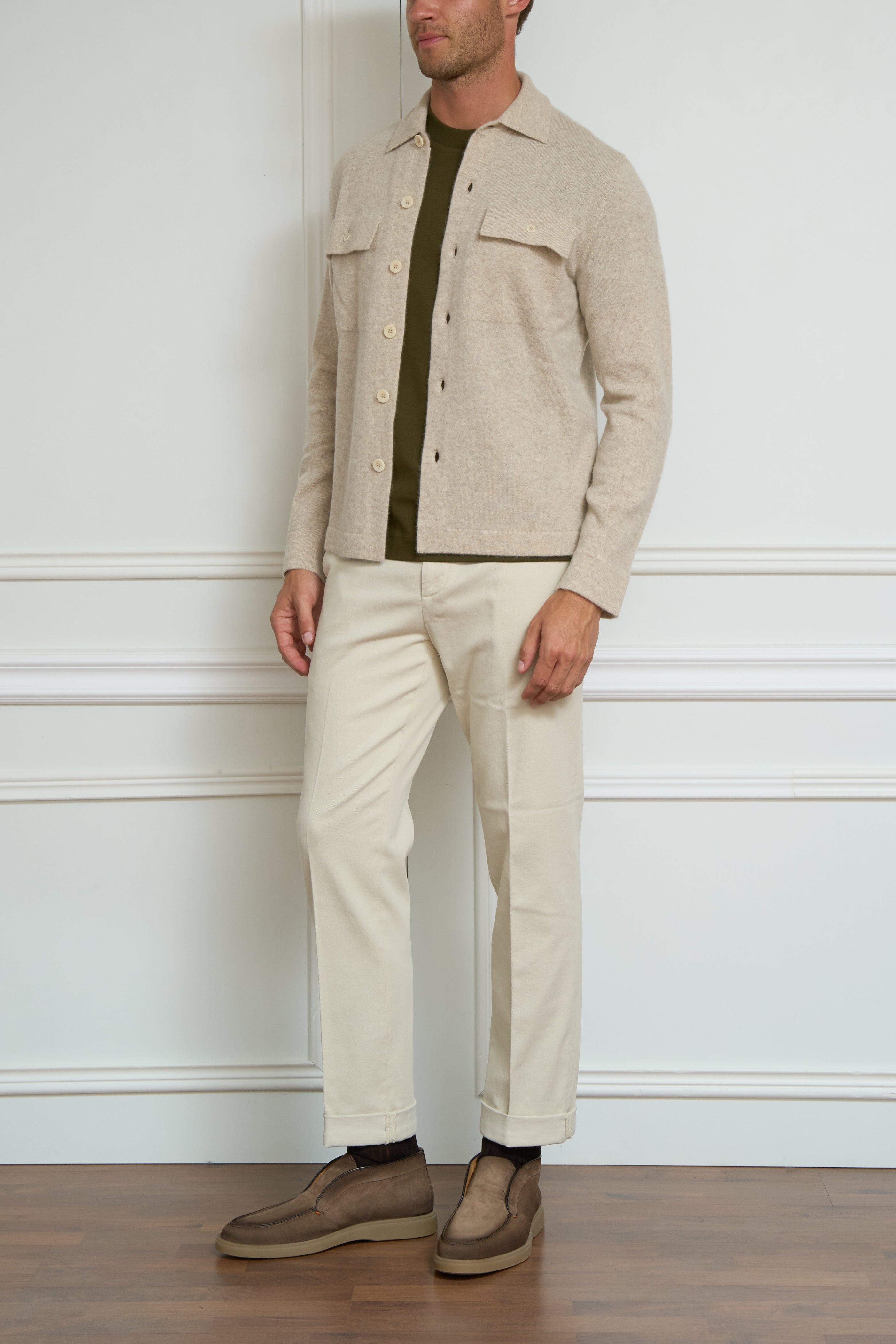Overshirt in beige