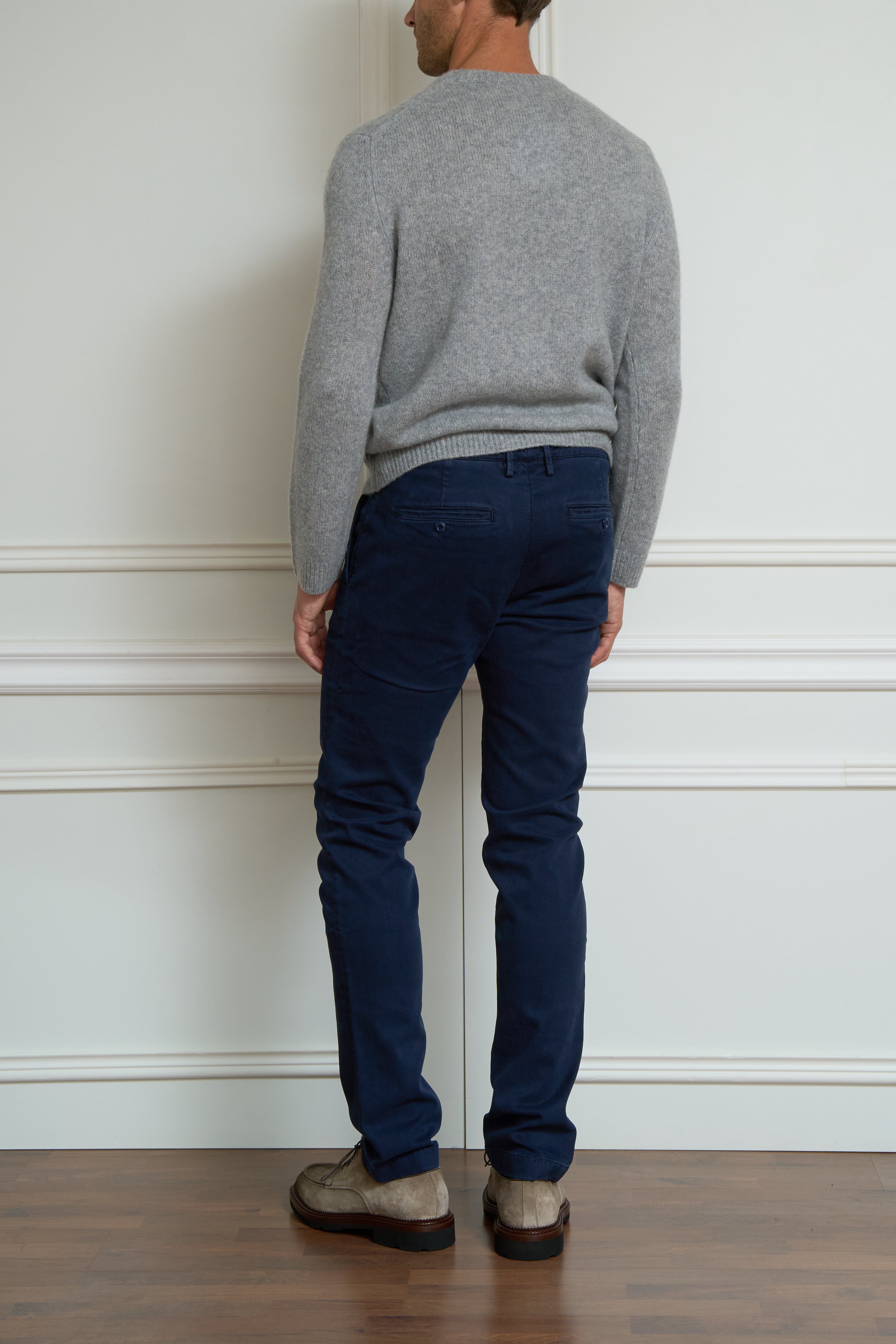 Navy chinos