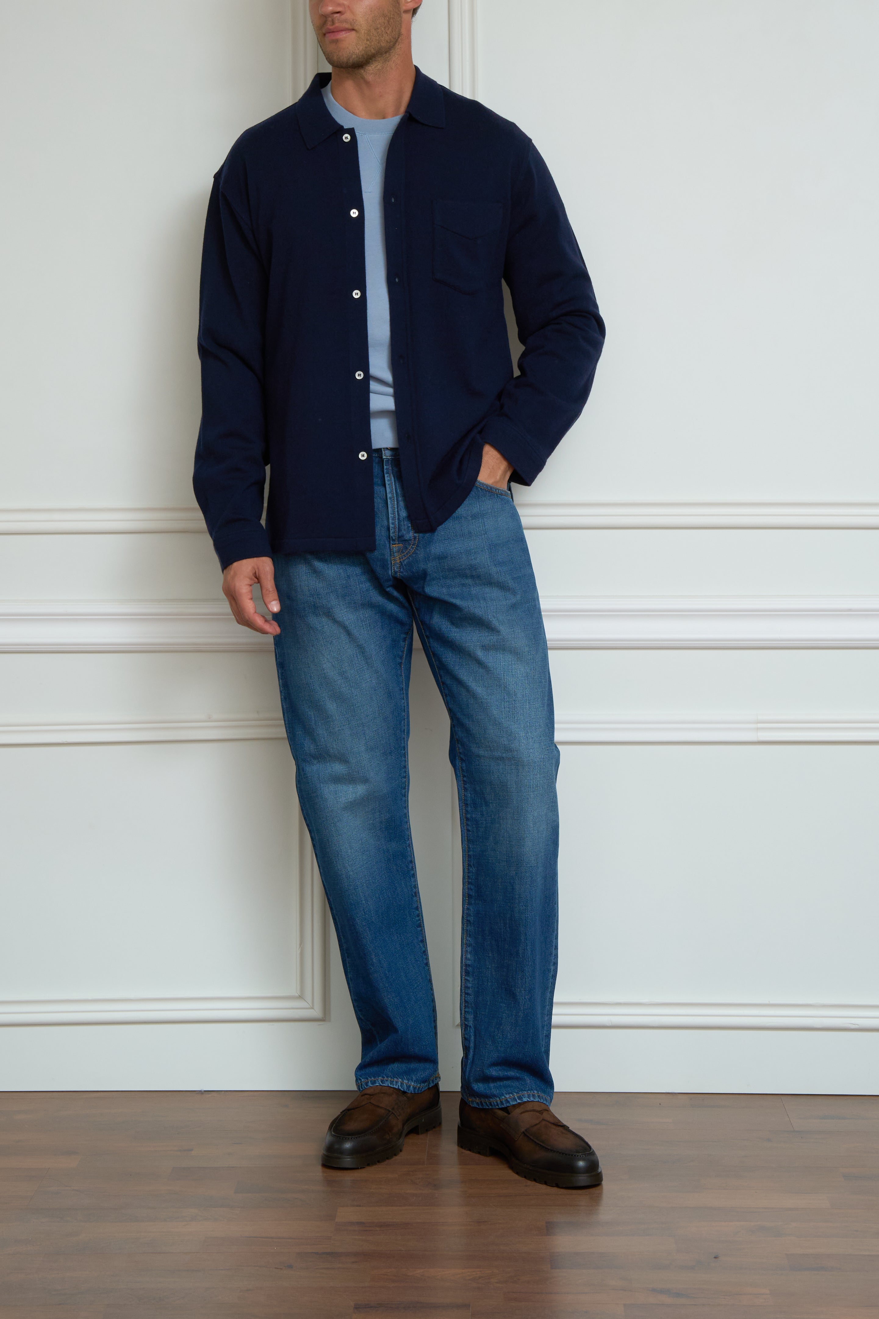 Overshirt in marine