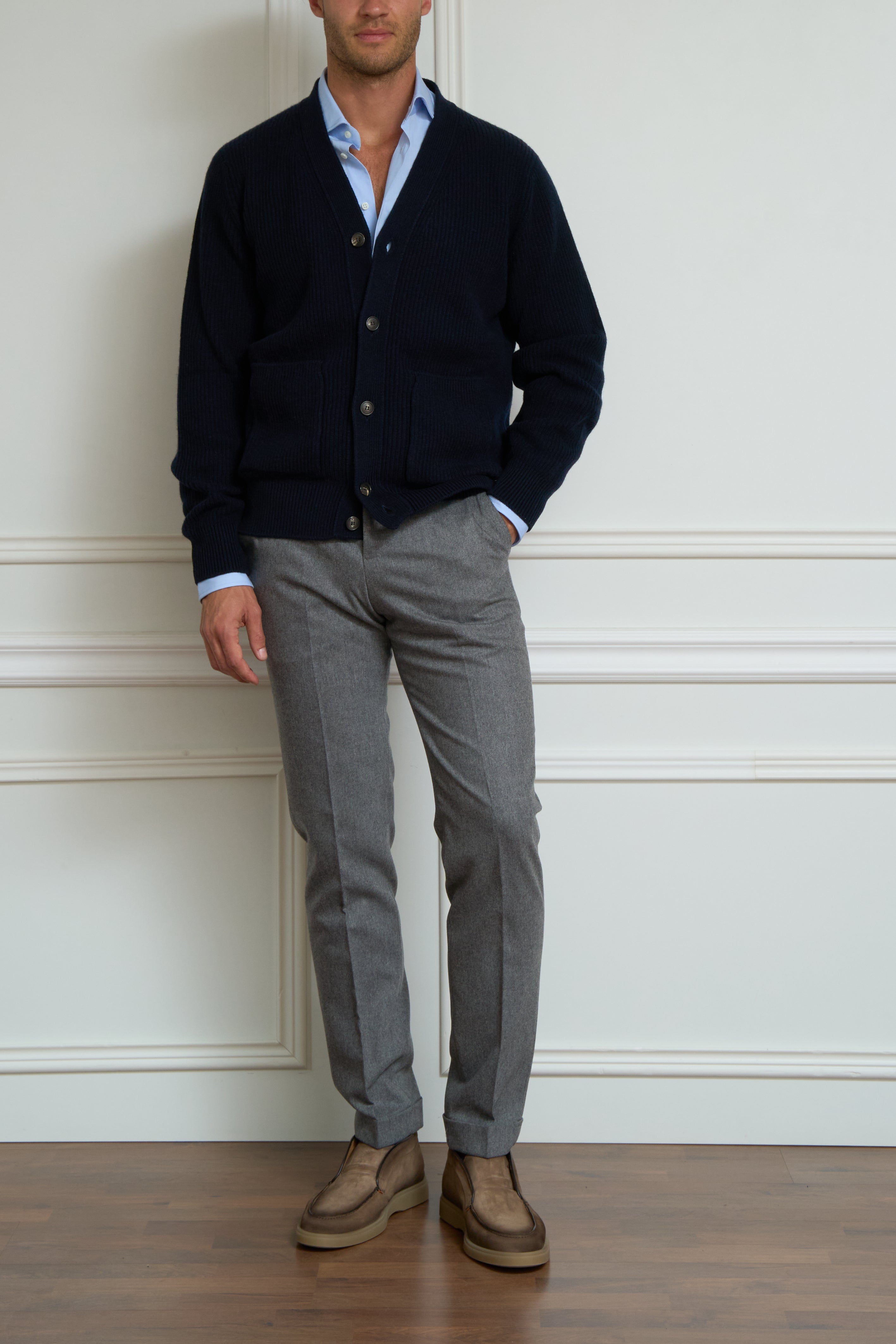 Cardigan in marine