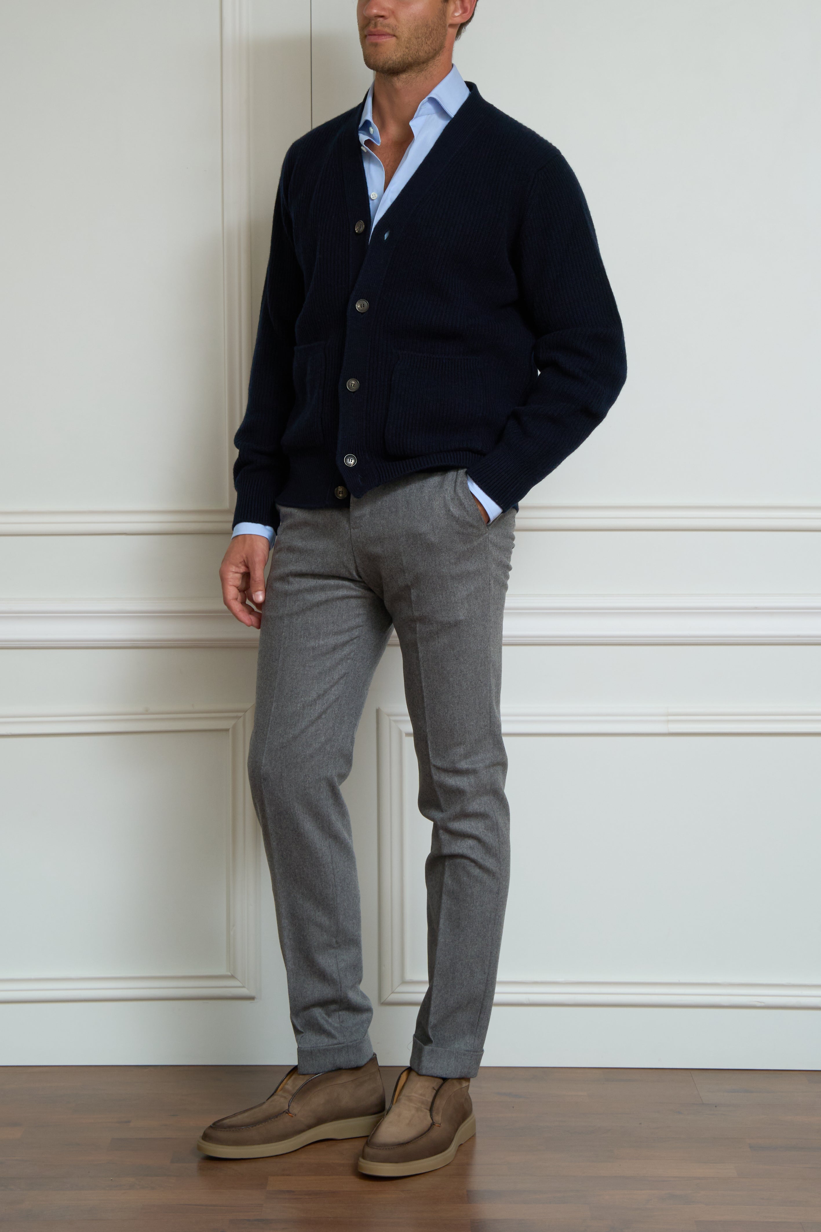 Cardigan in marine