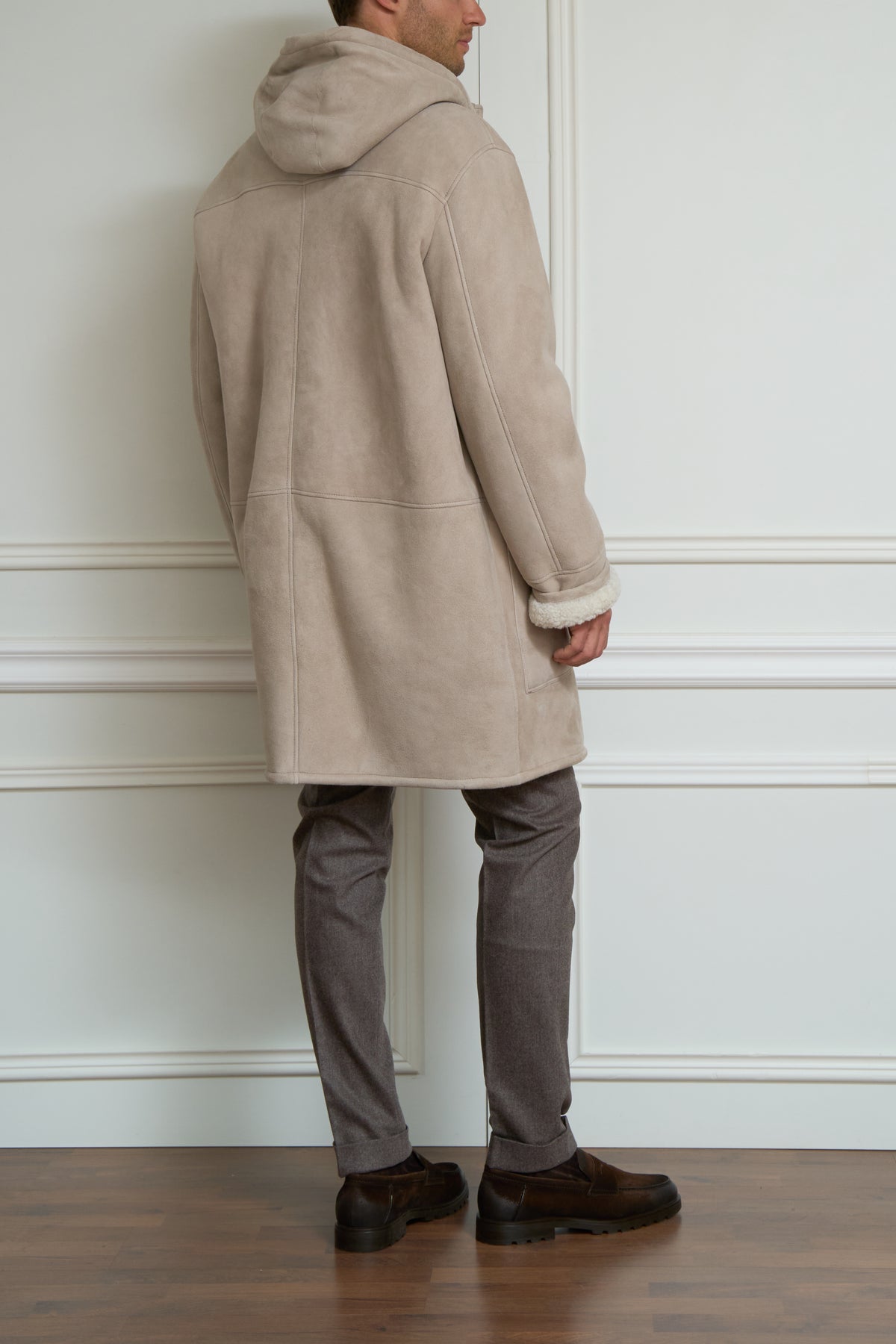 Coat in beige