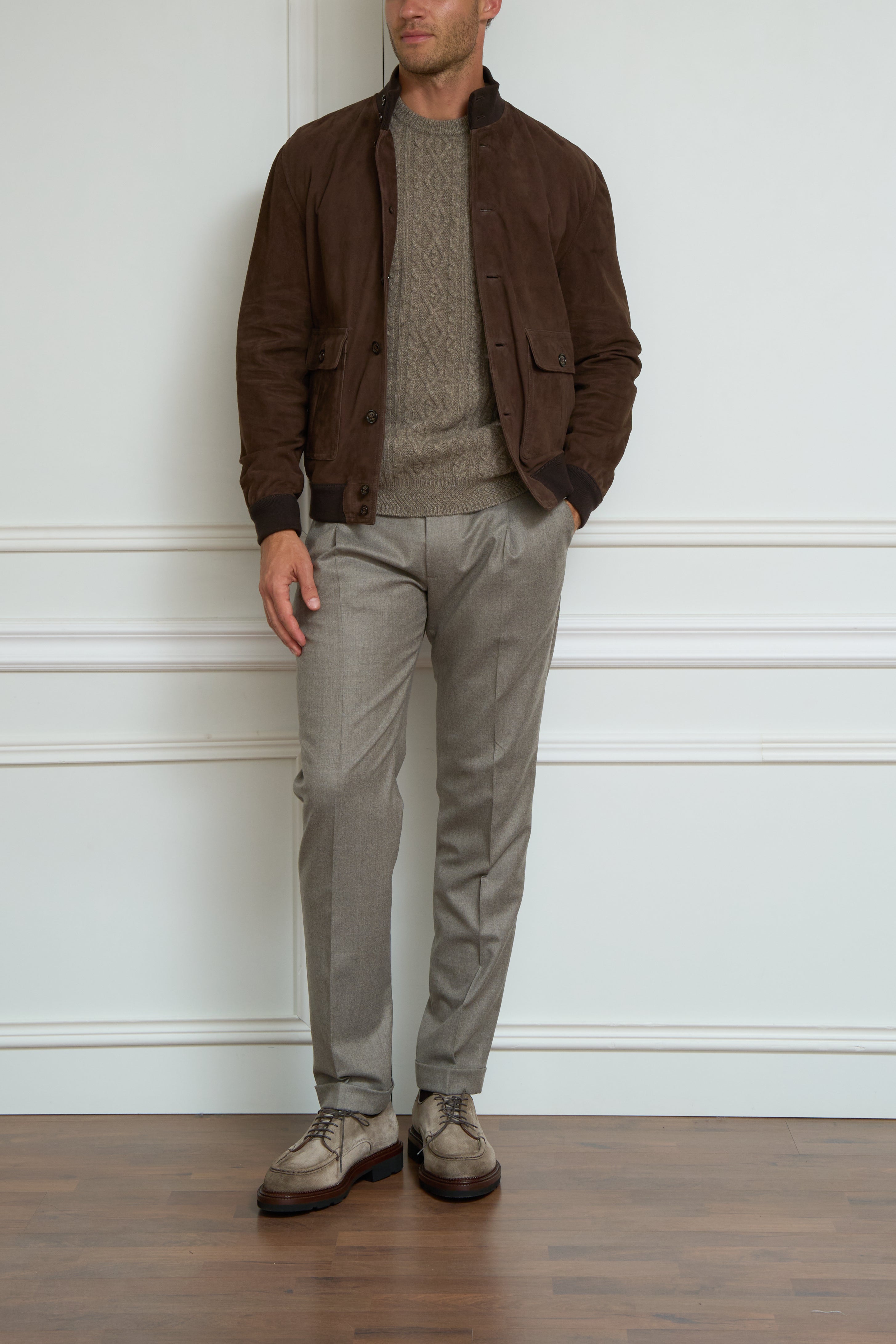 Jacke in braun