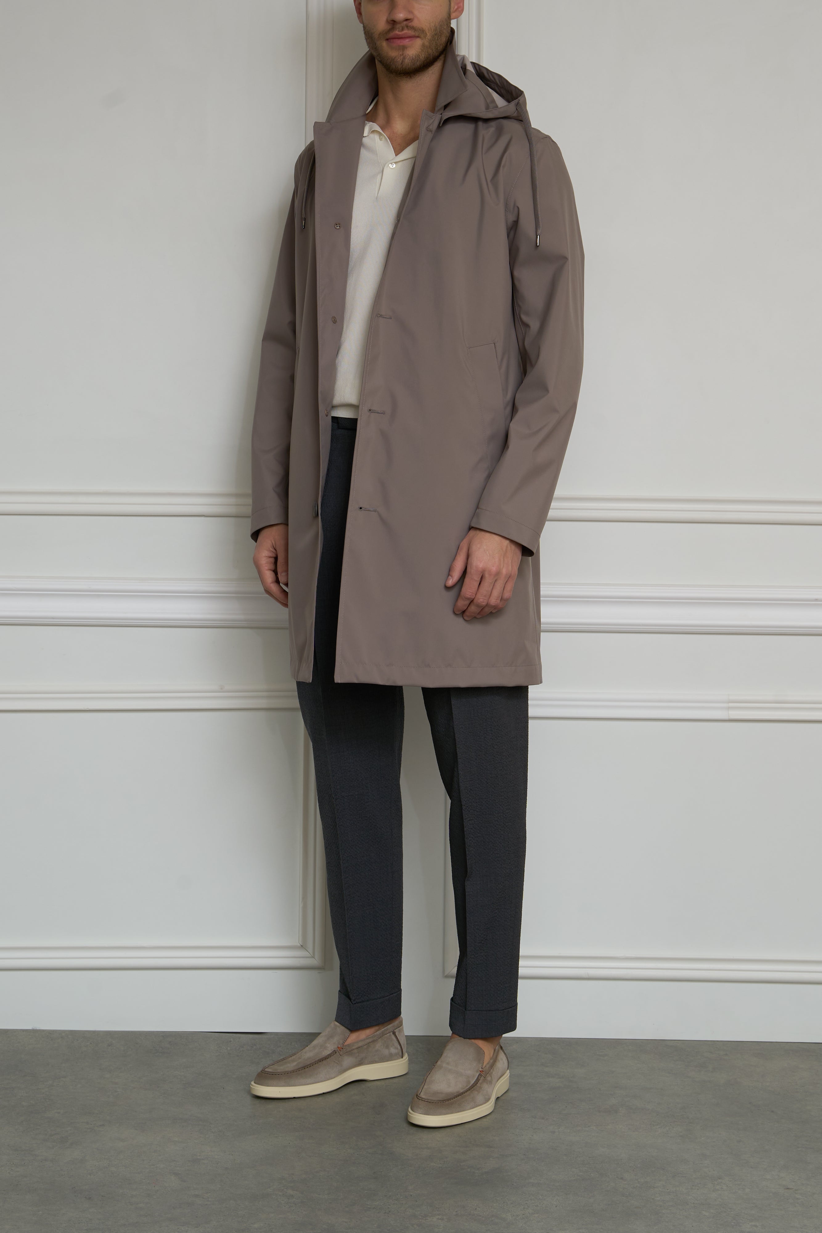 Coat in stone