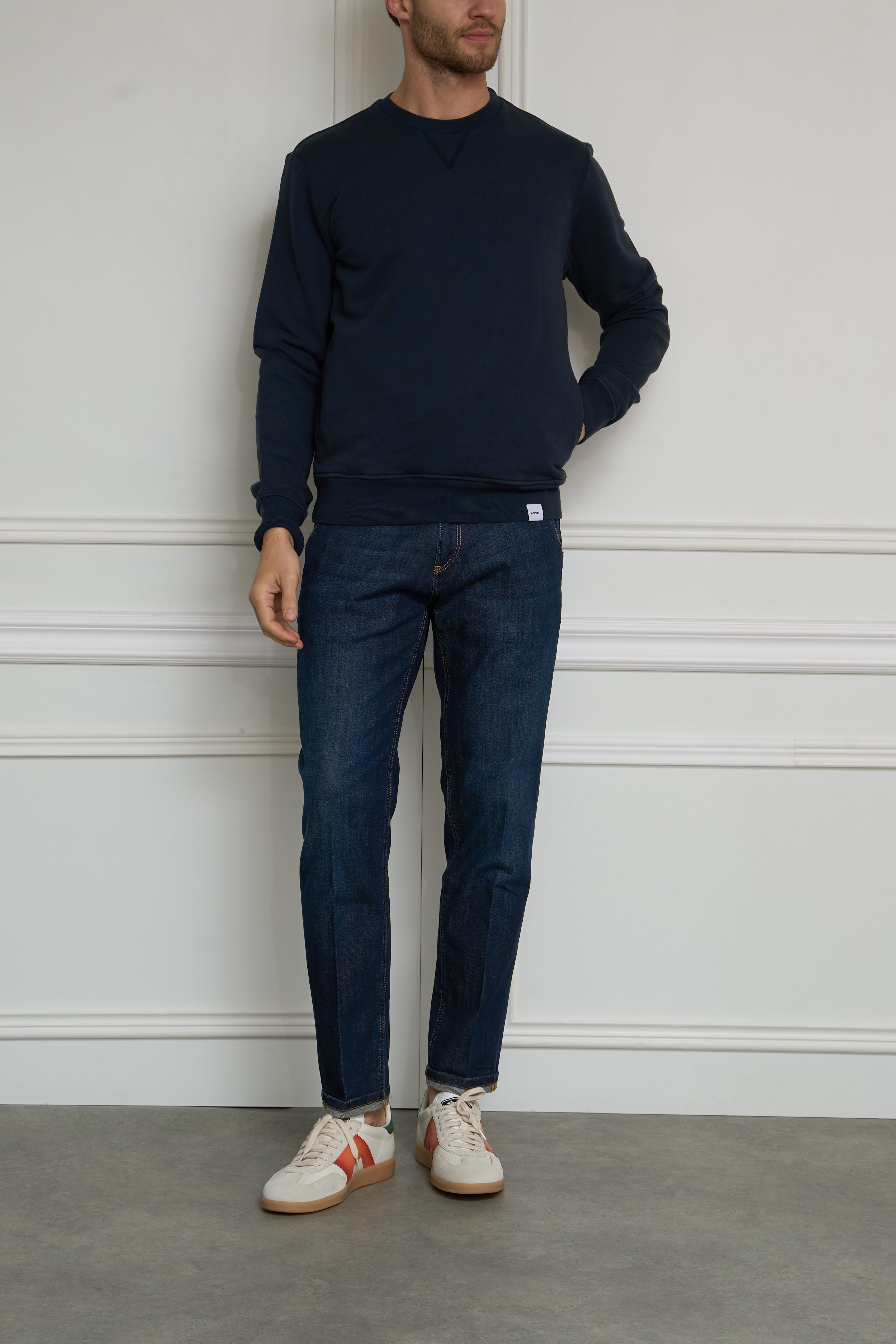 Sweatshirt in navy