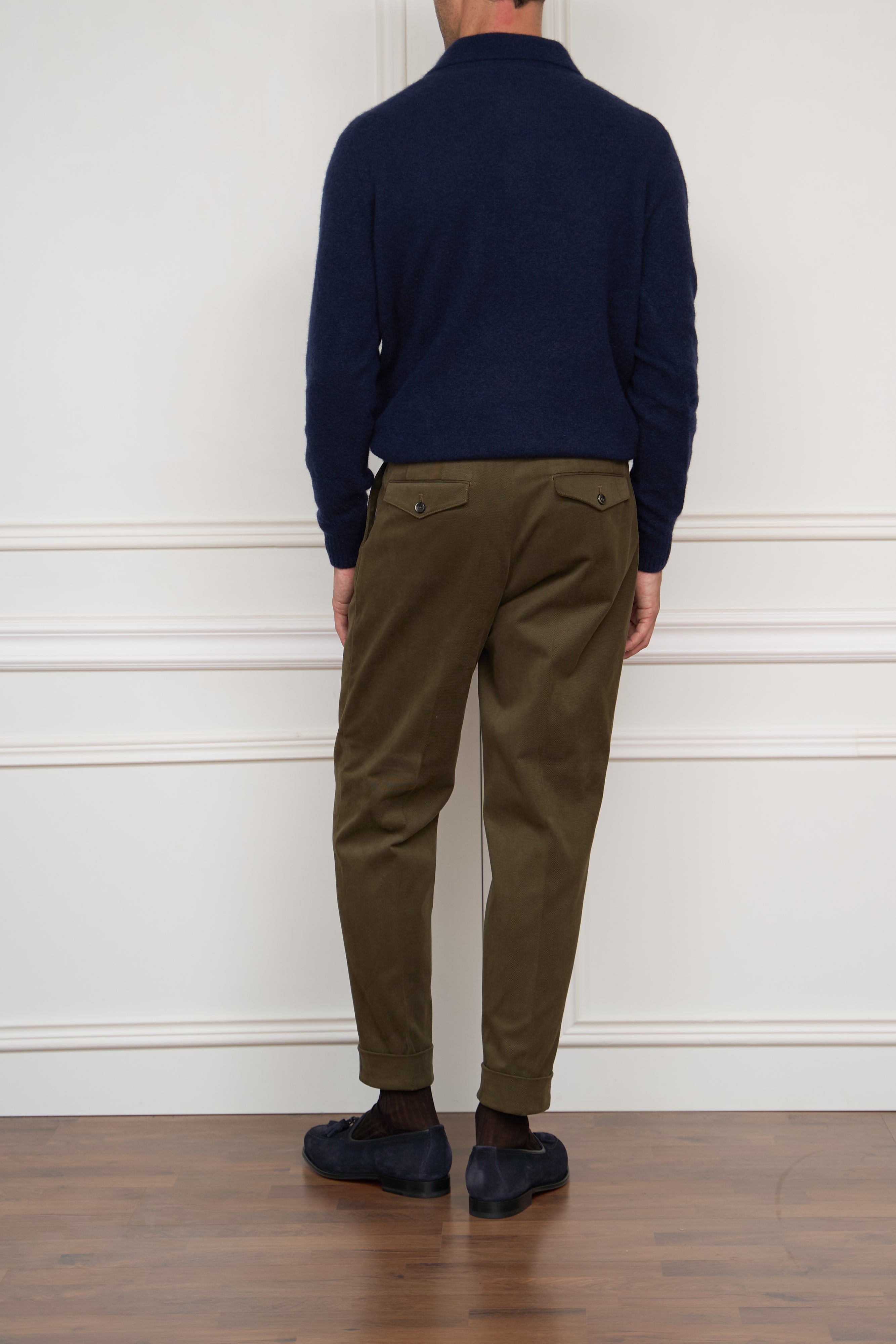 Baumwollhose in olive