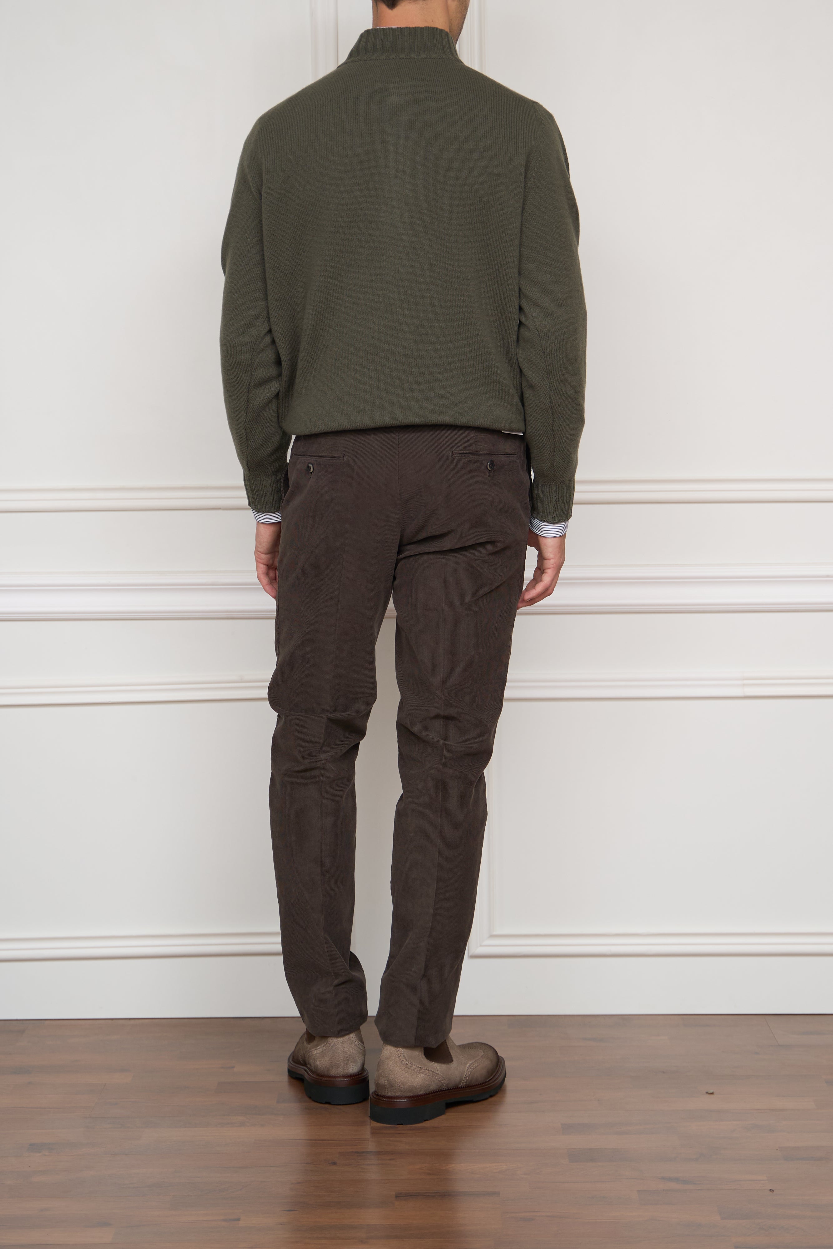 Cordhose in braun