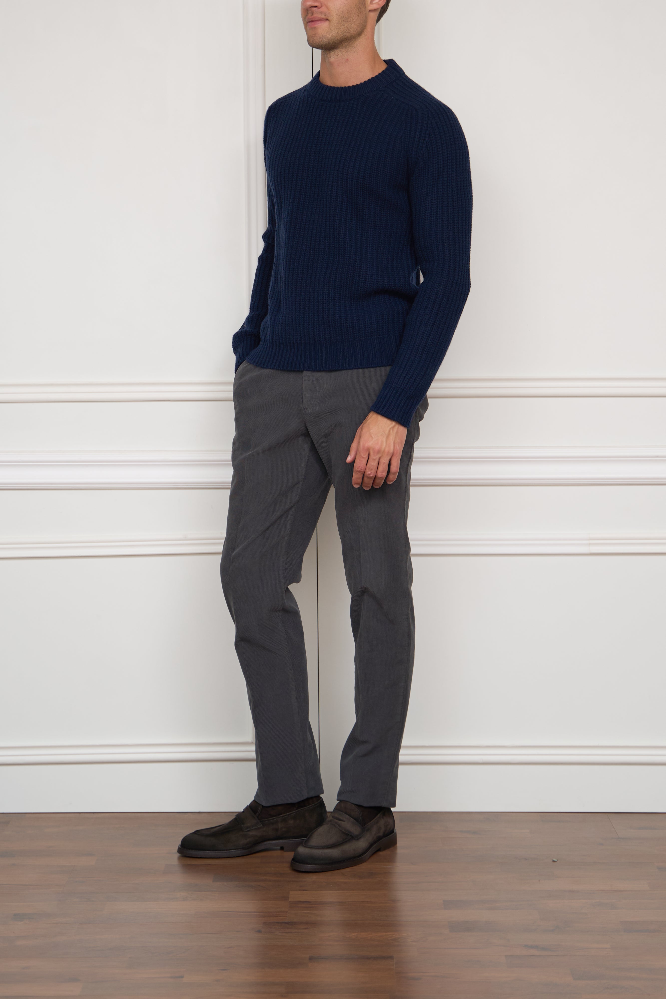 Cashmere sweater in white