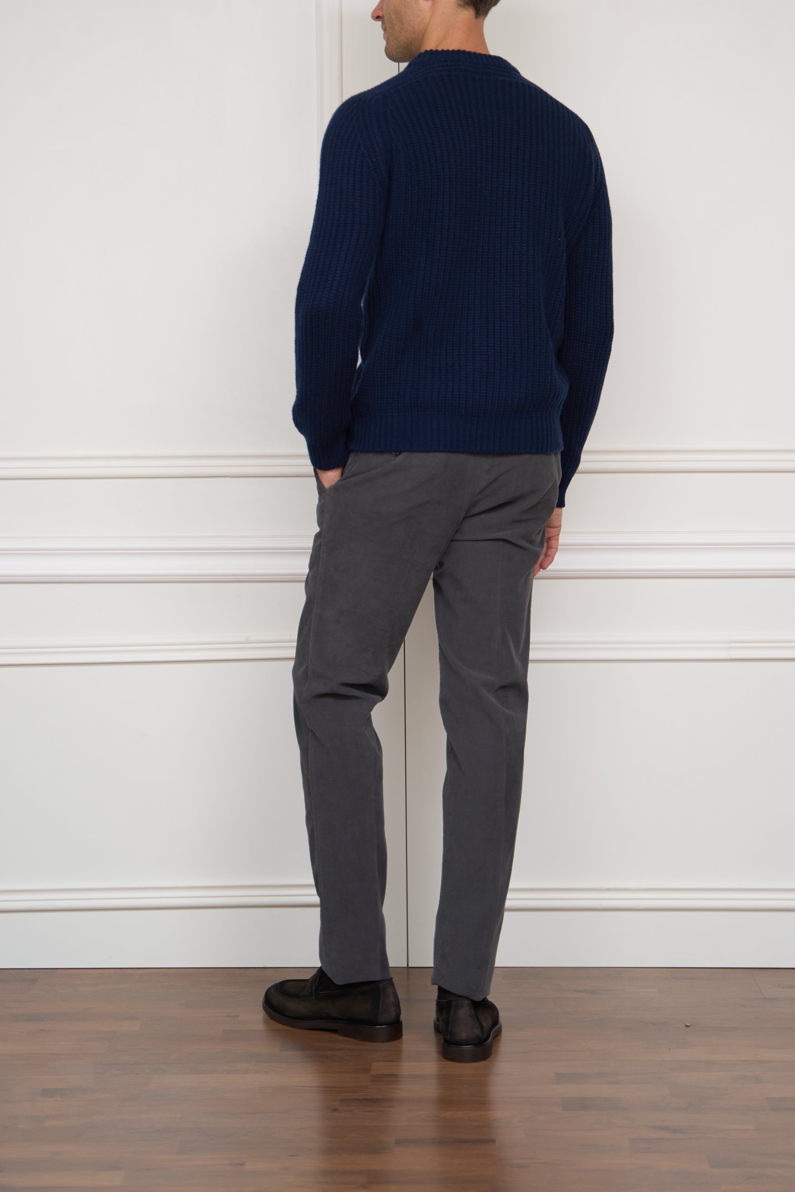 Cashmere sweater in white