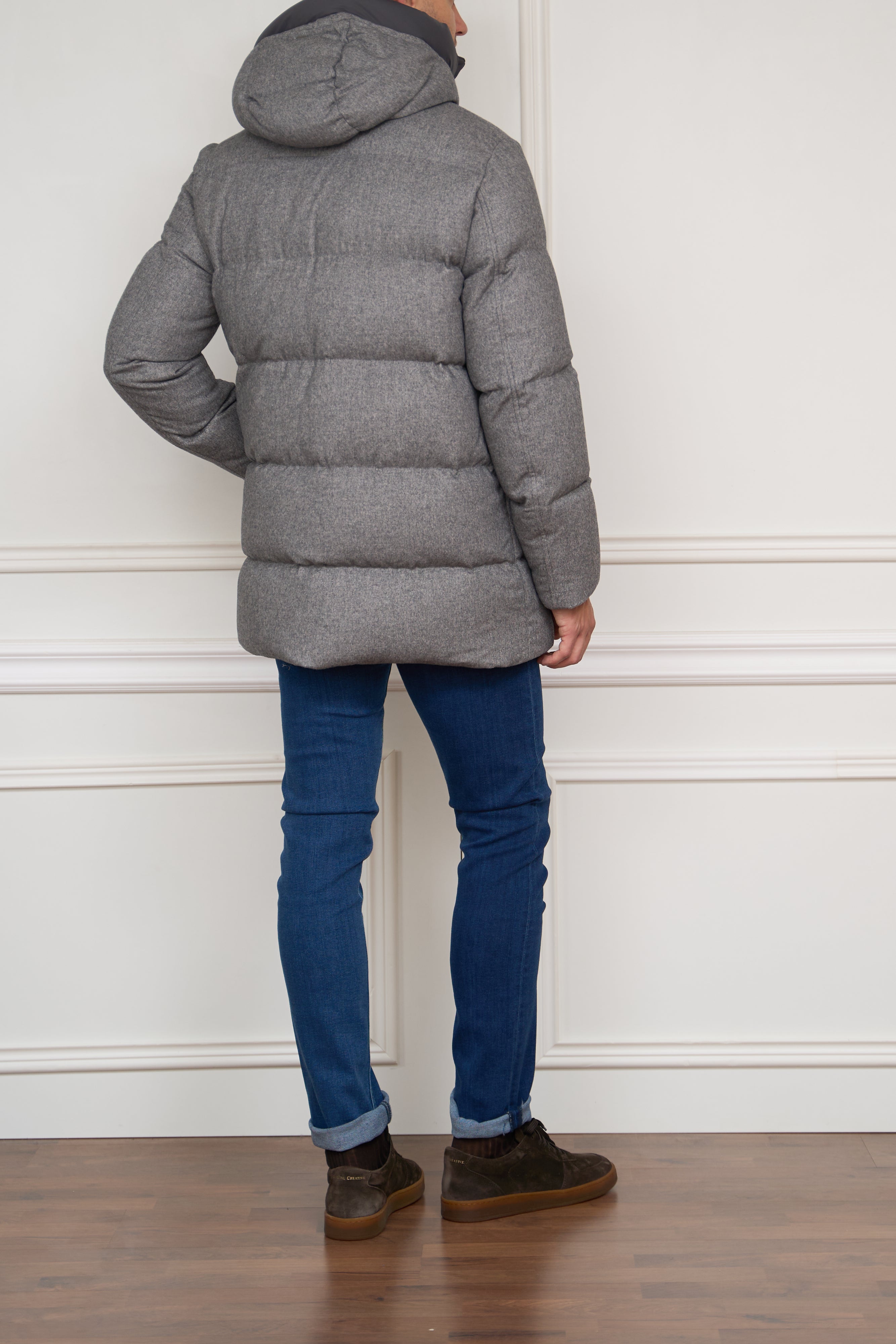 Blouson in light grey