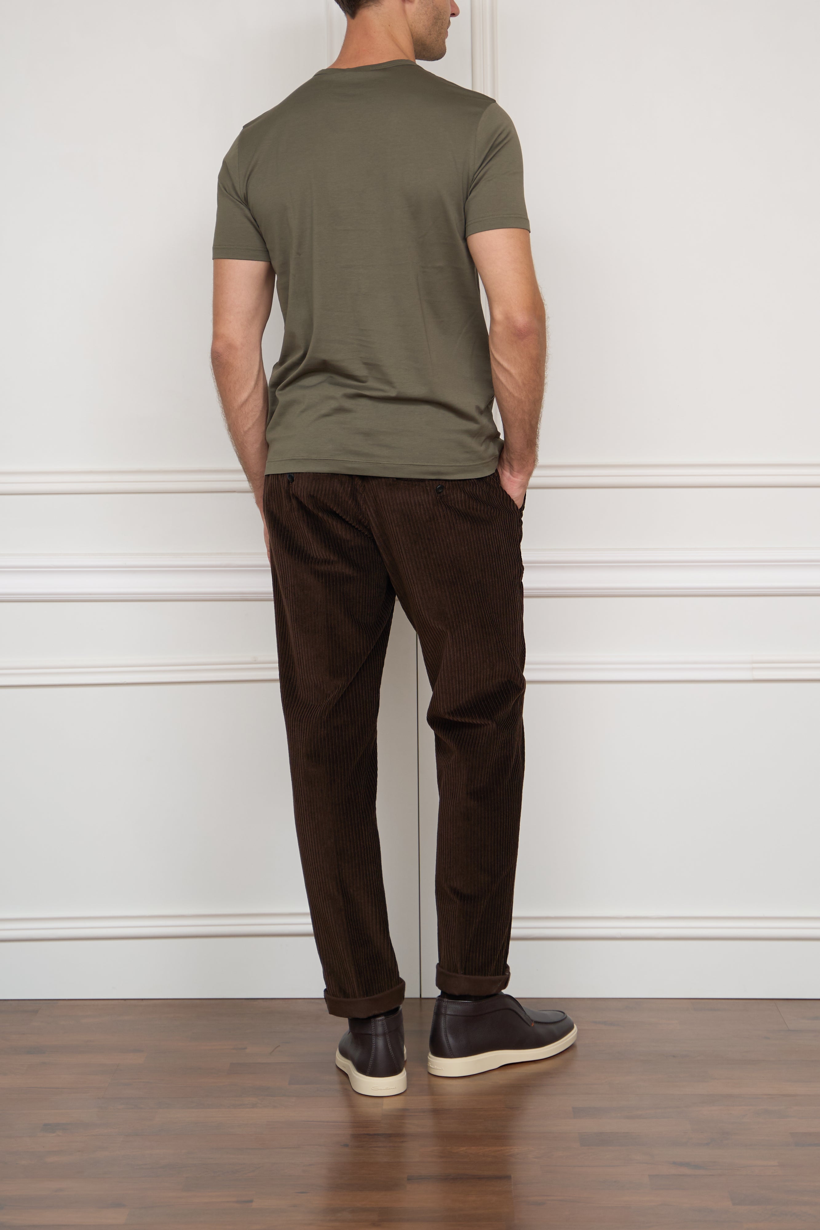 T-Shirt in oliv