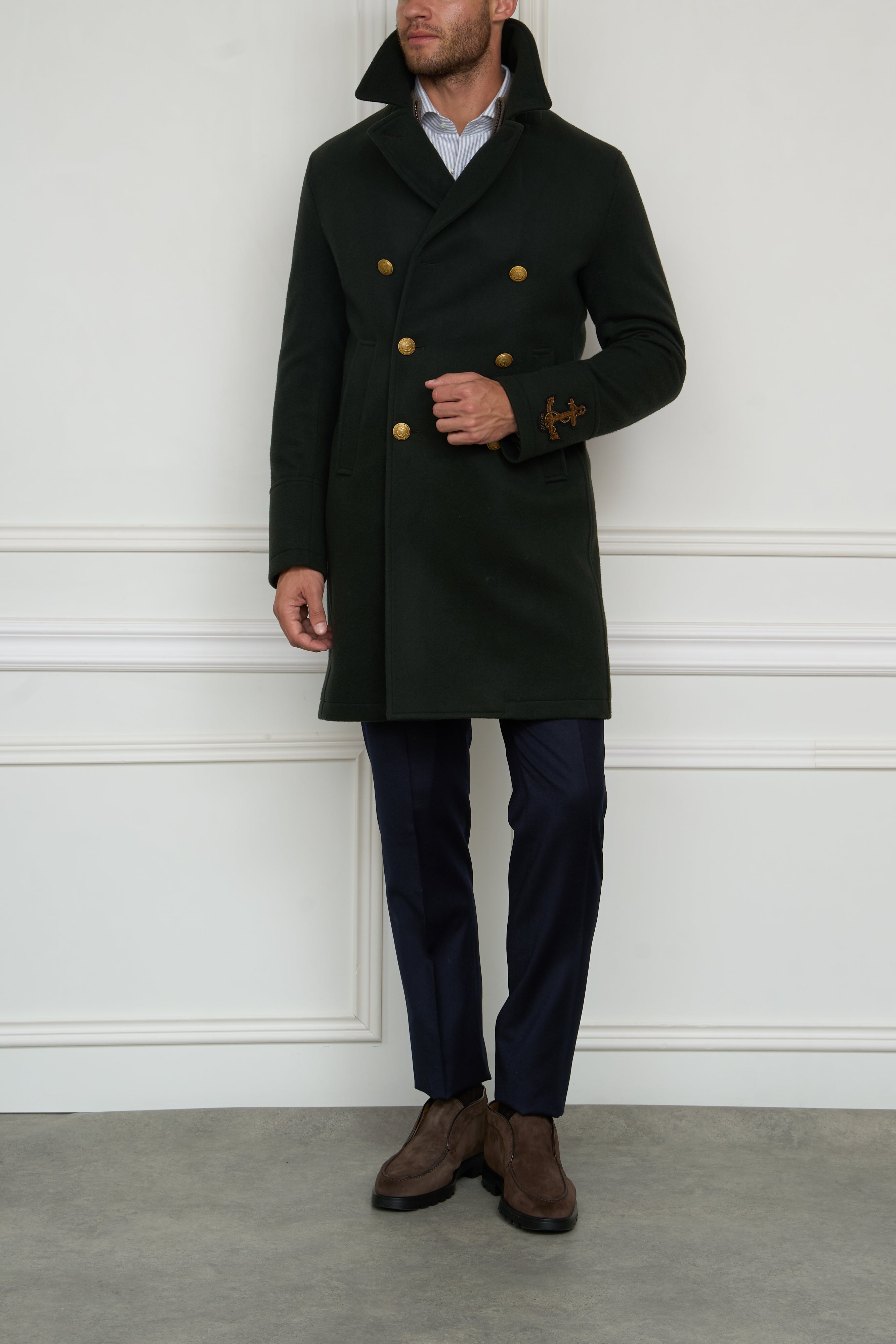 Coat in green