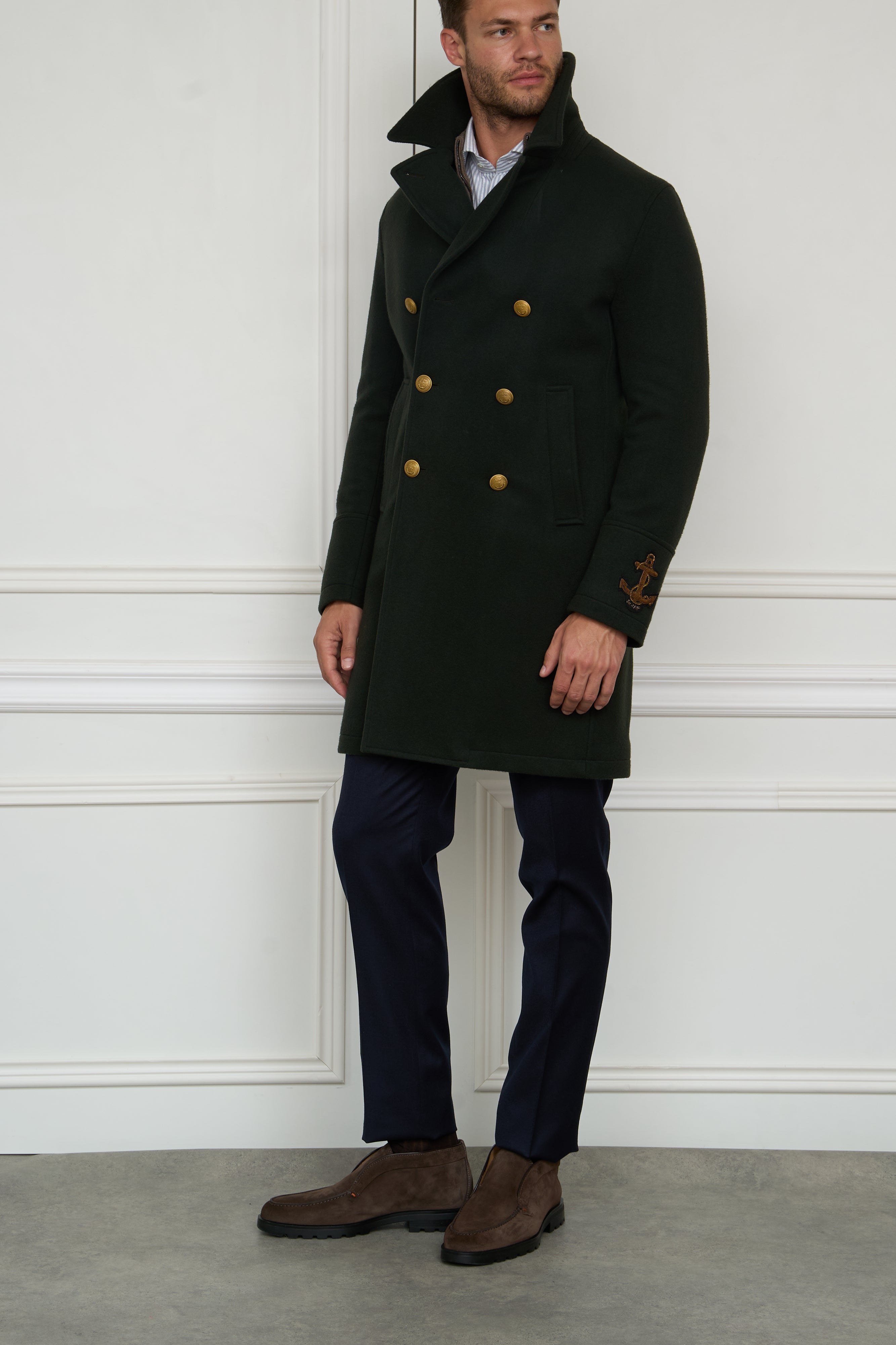 Coat in green