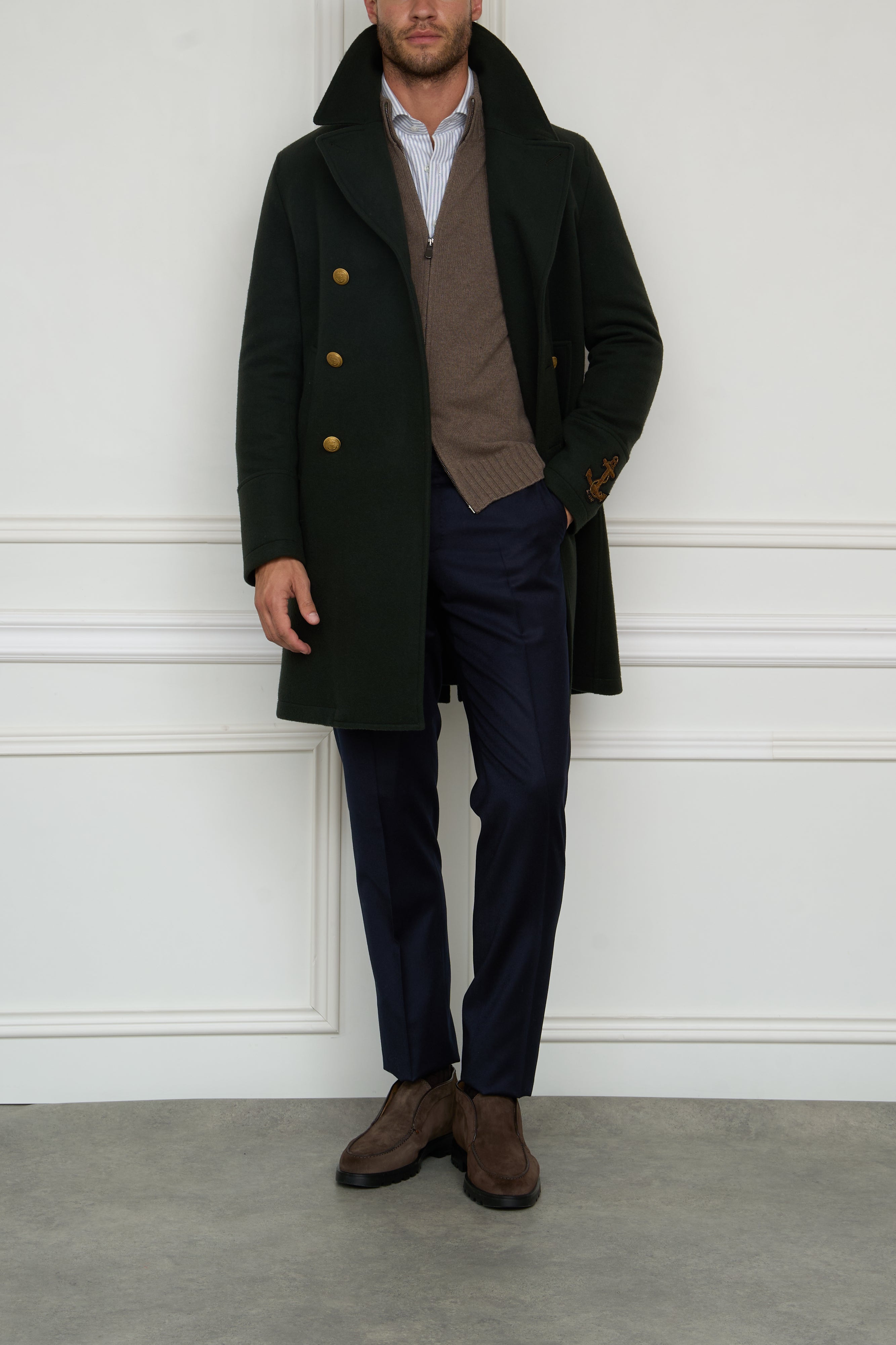 Coat in green