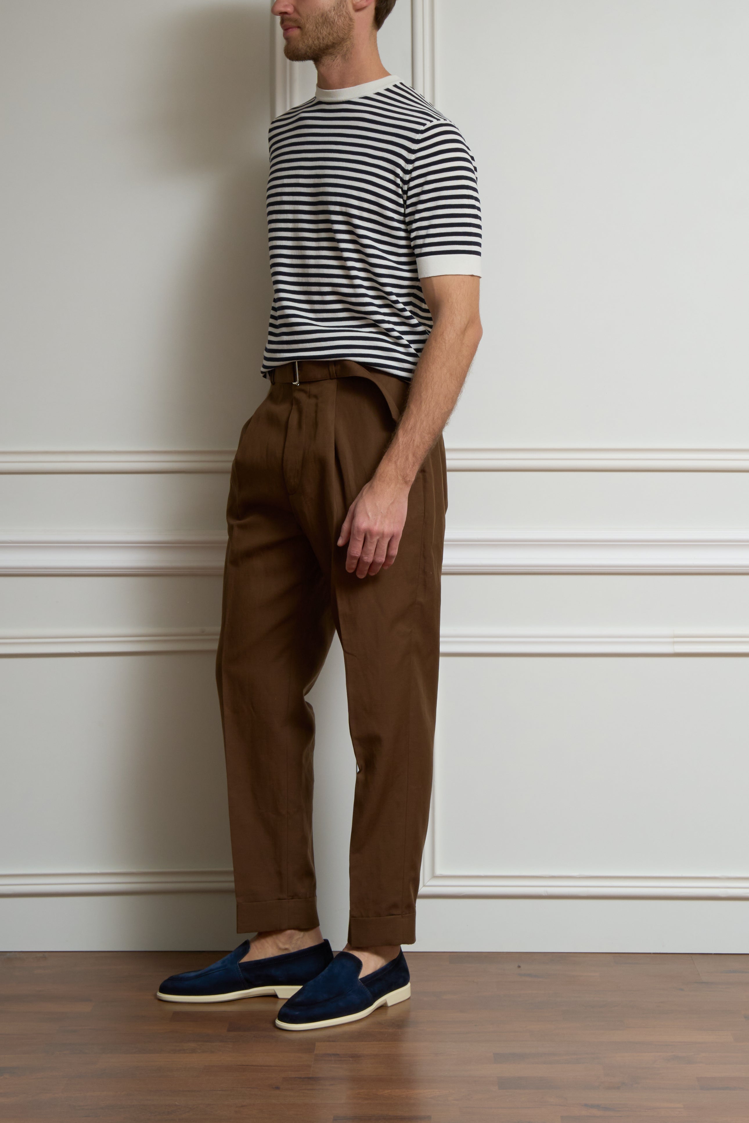 Leichte Hose in Terrakotta