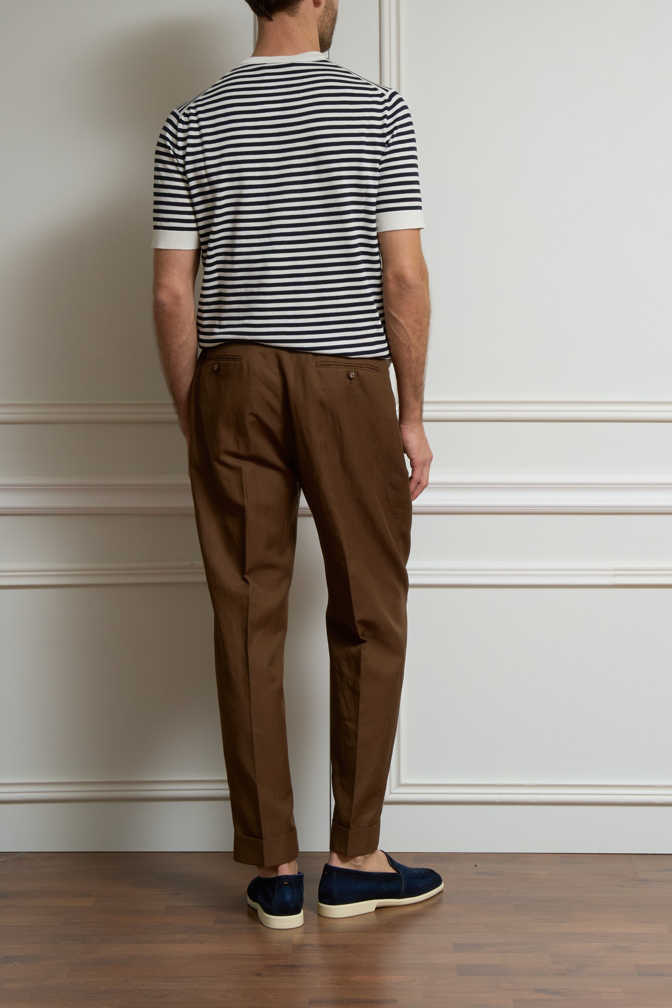 Leichte Hose in Terrakotta