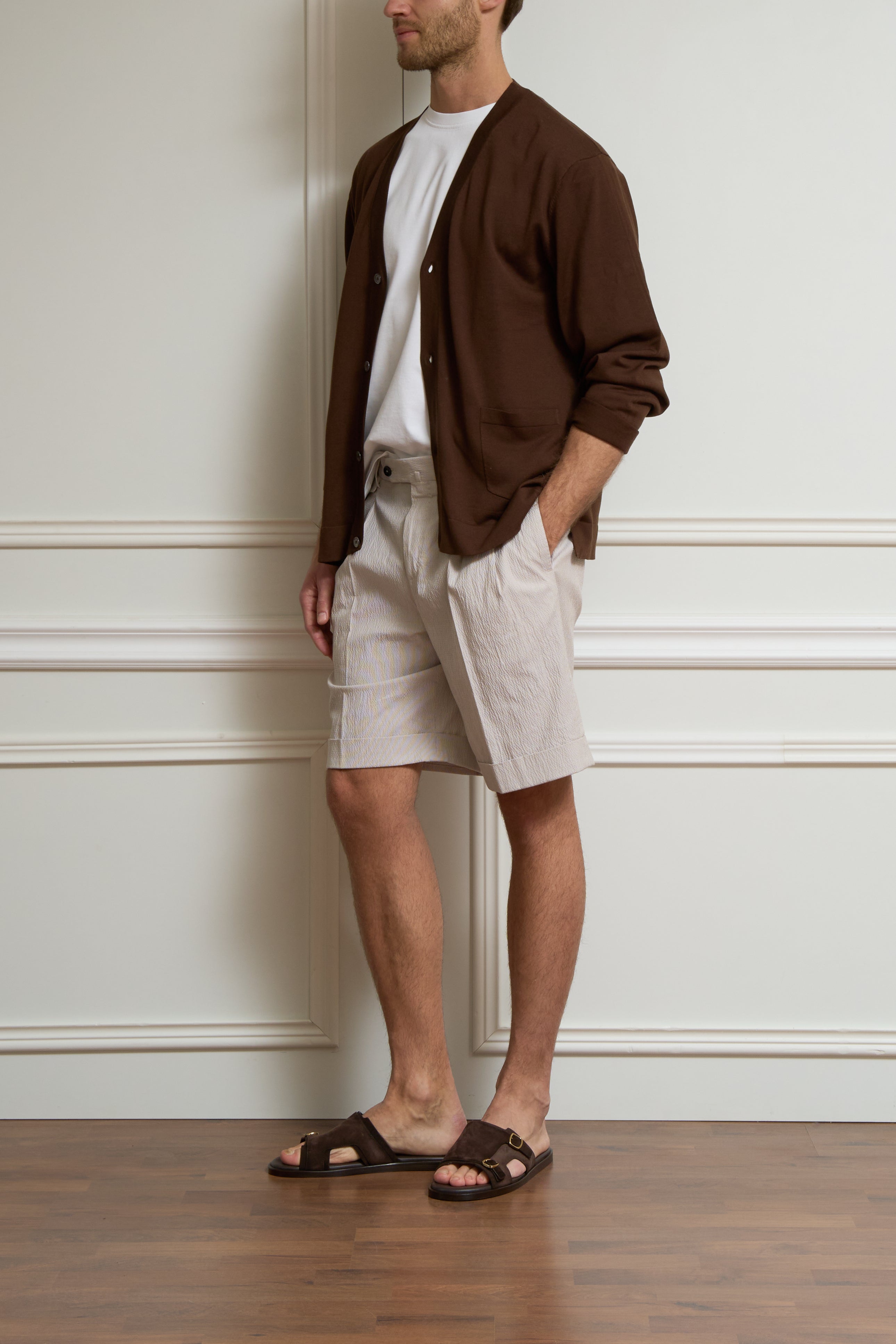 Merino sweater in green