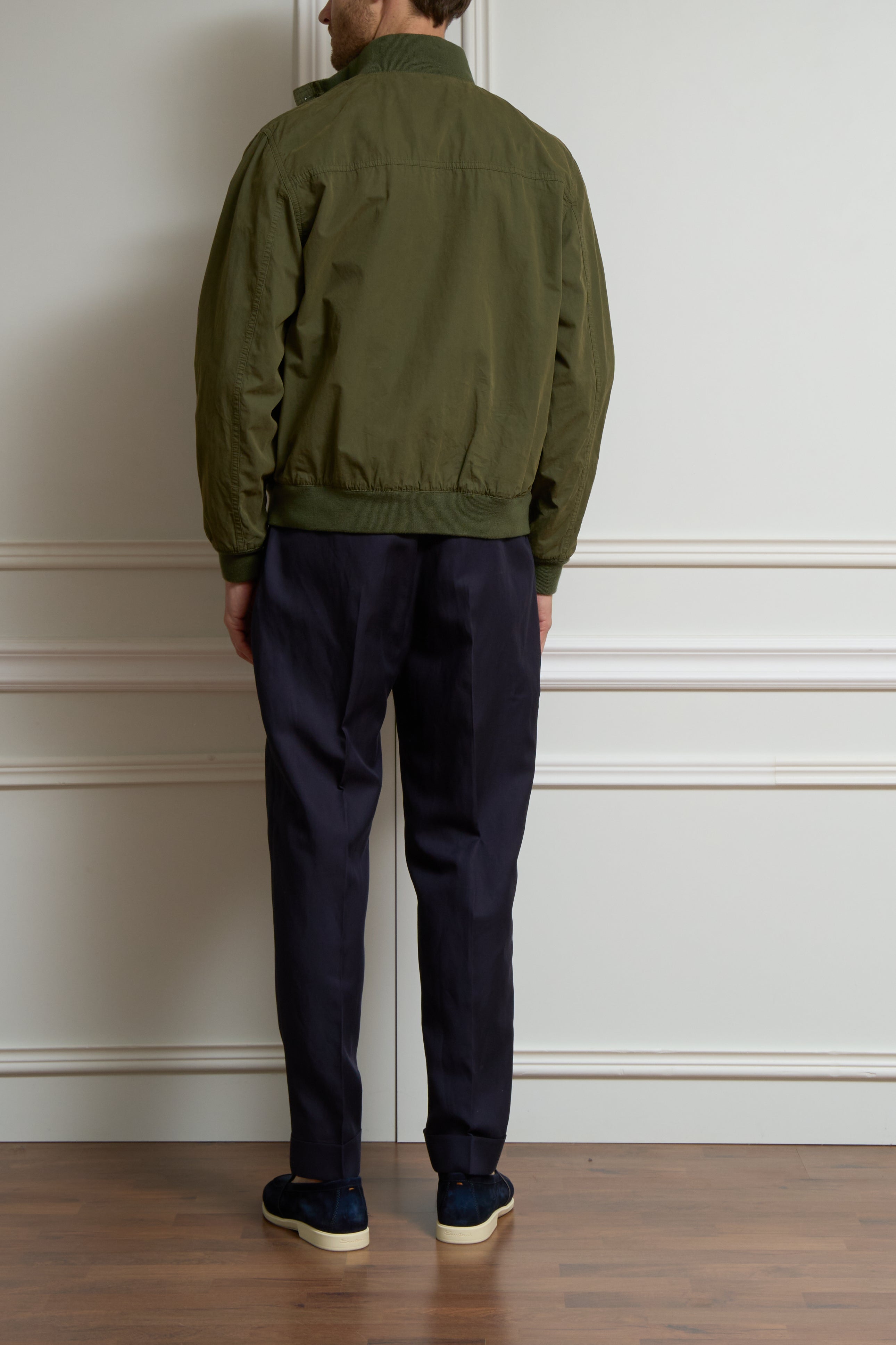 Jacket in green