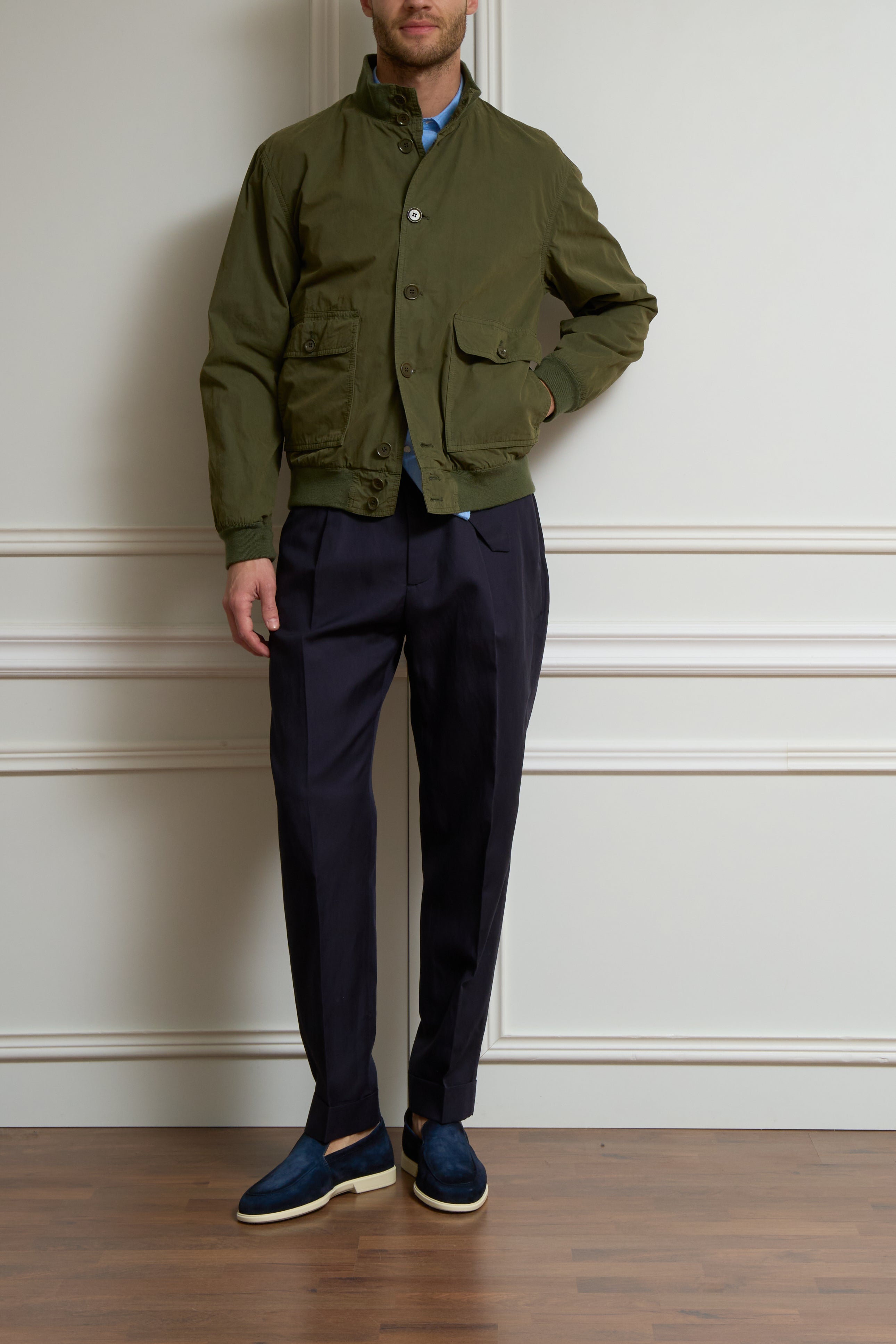 Jacket in green