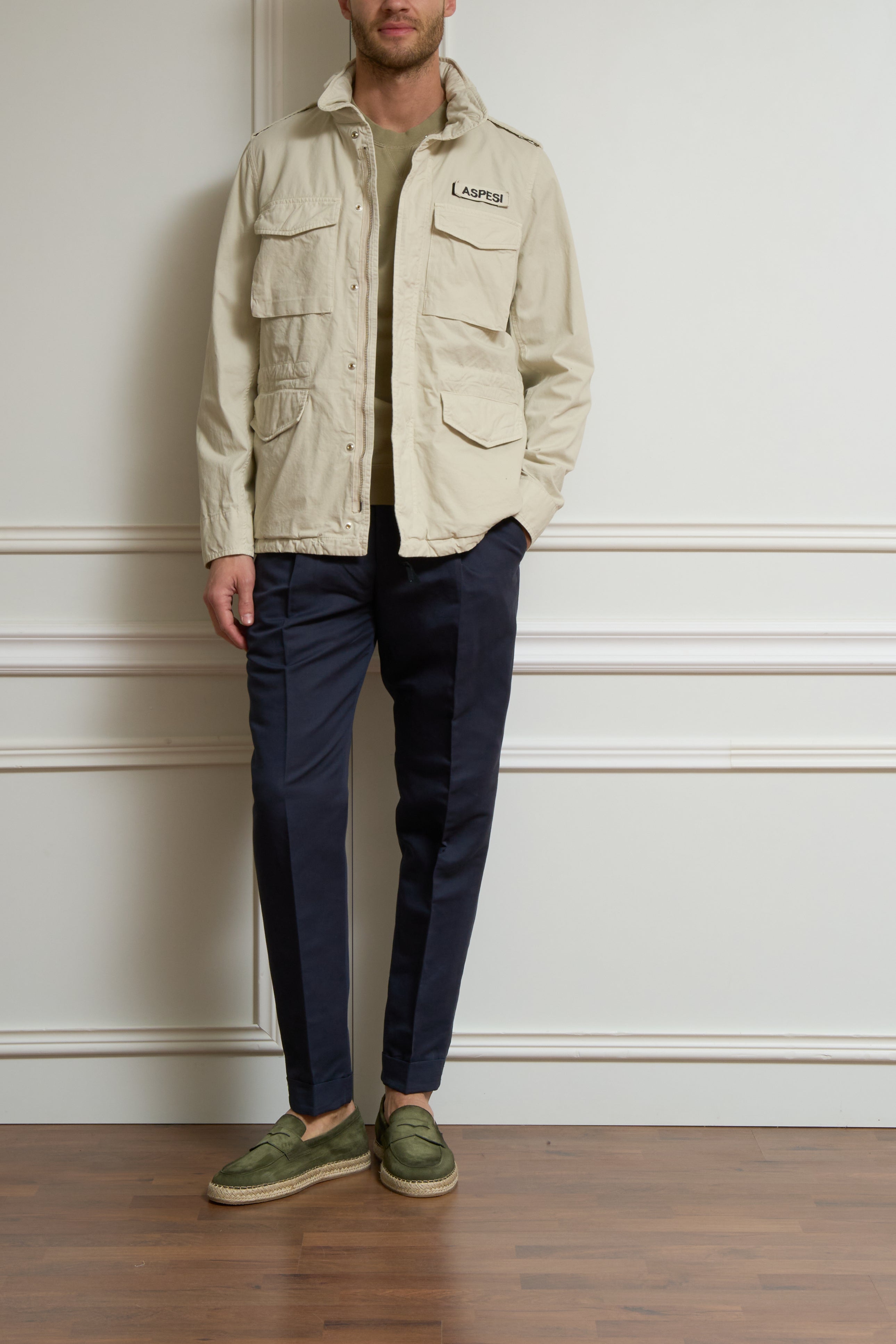 Safari Jacke in beige