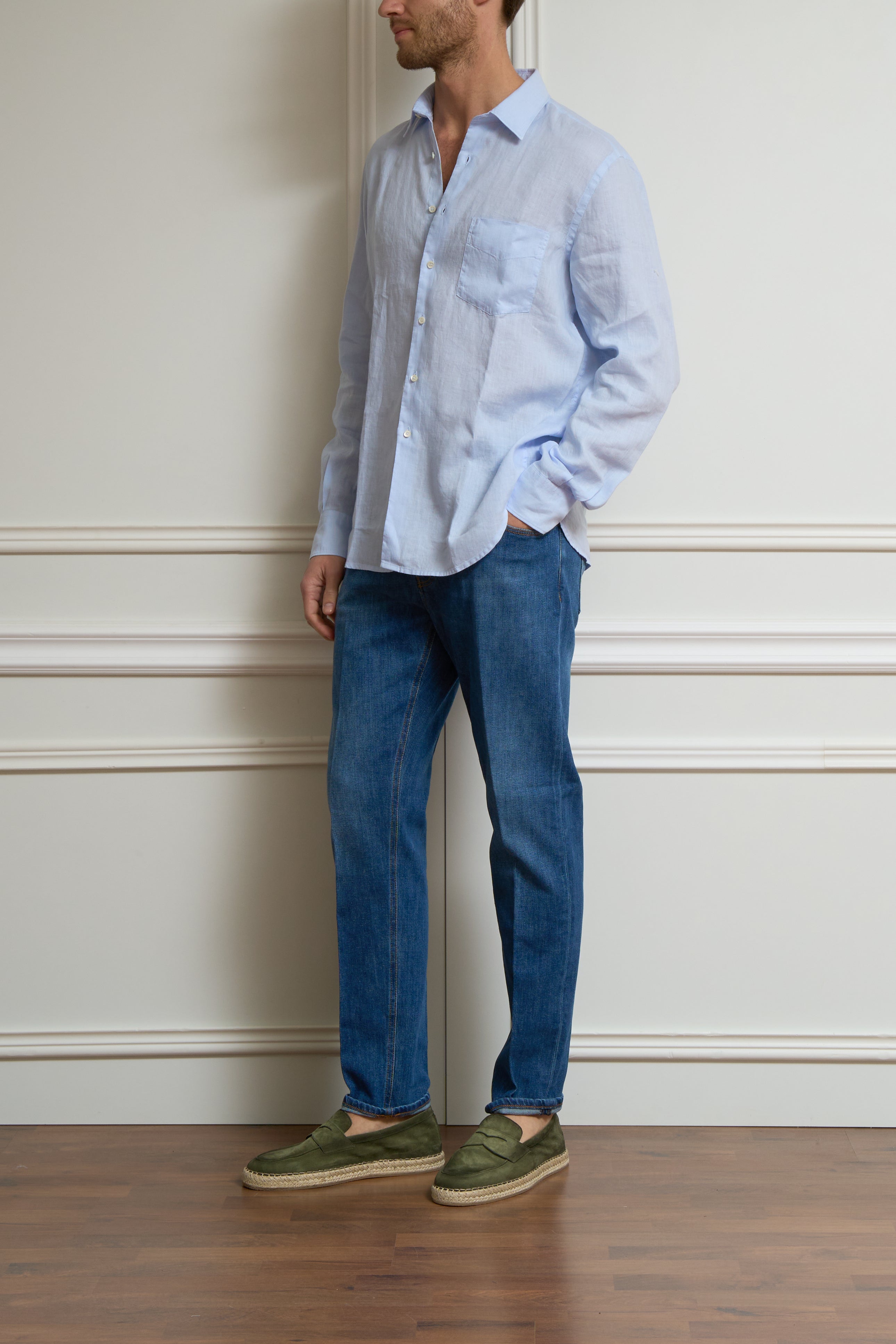 Jeans in blau