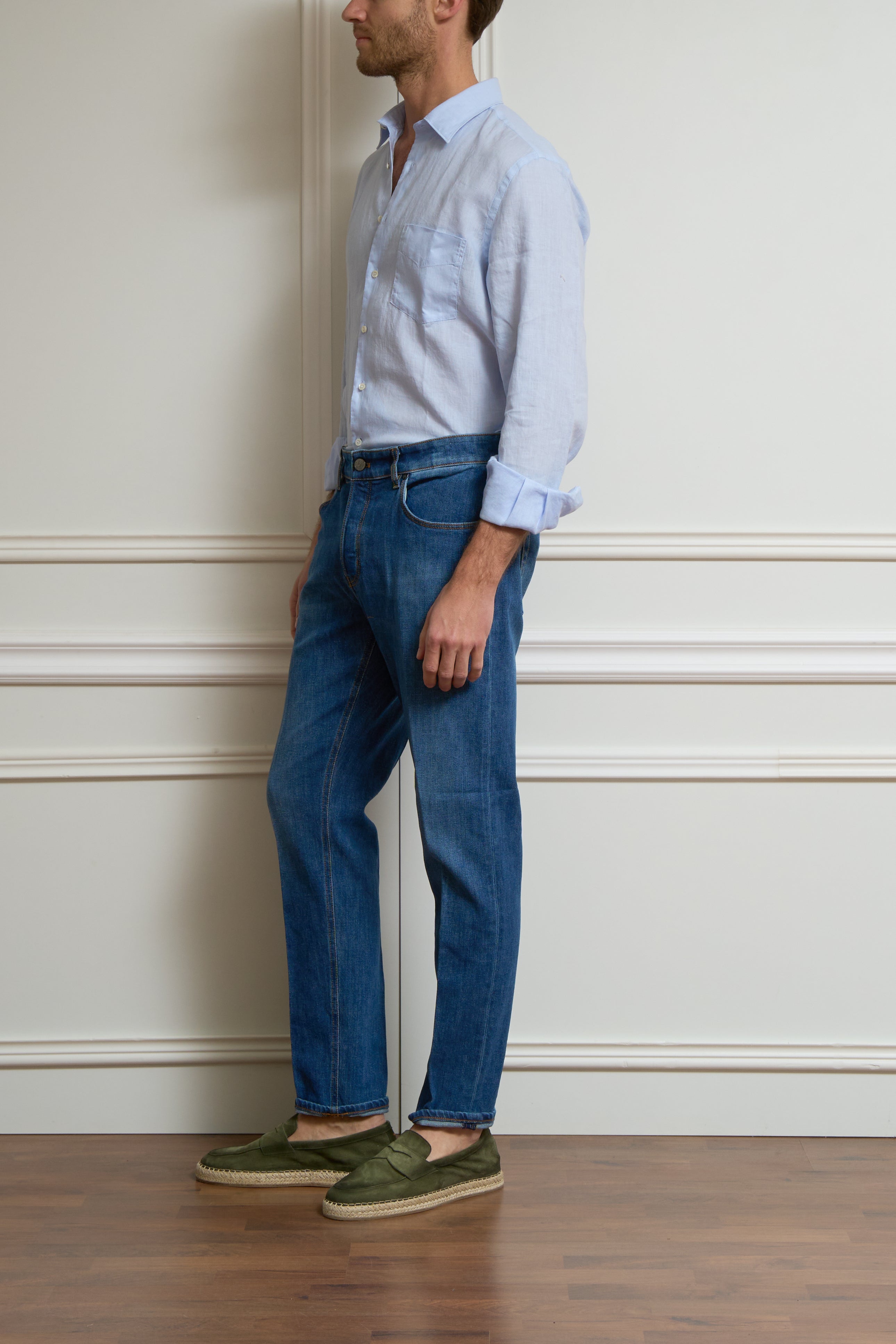 Jeans in blau