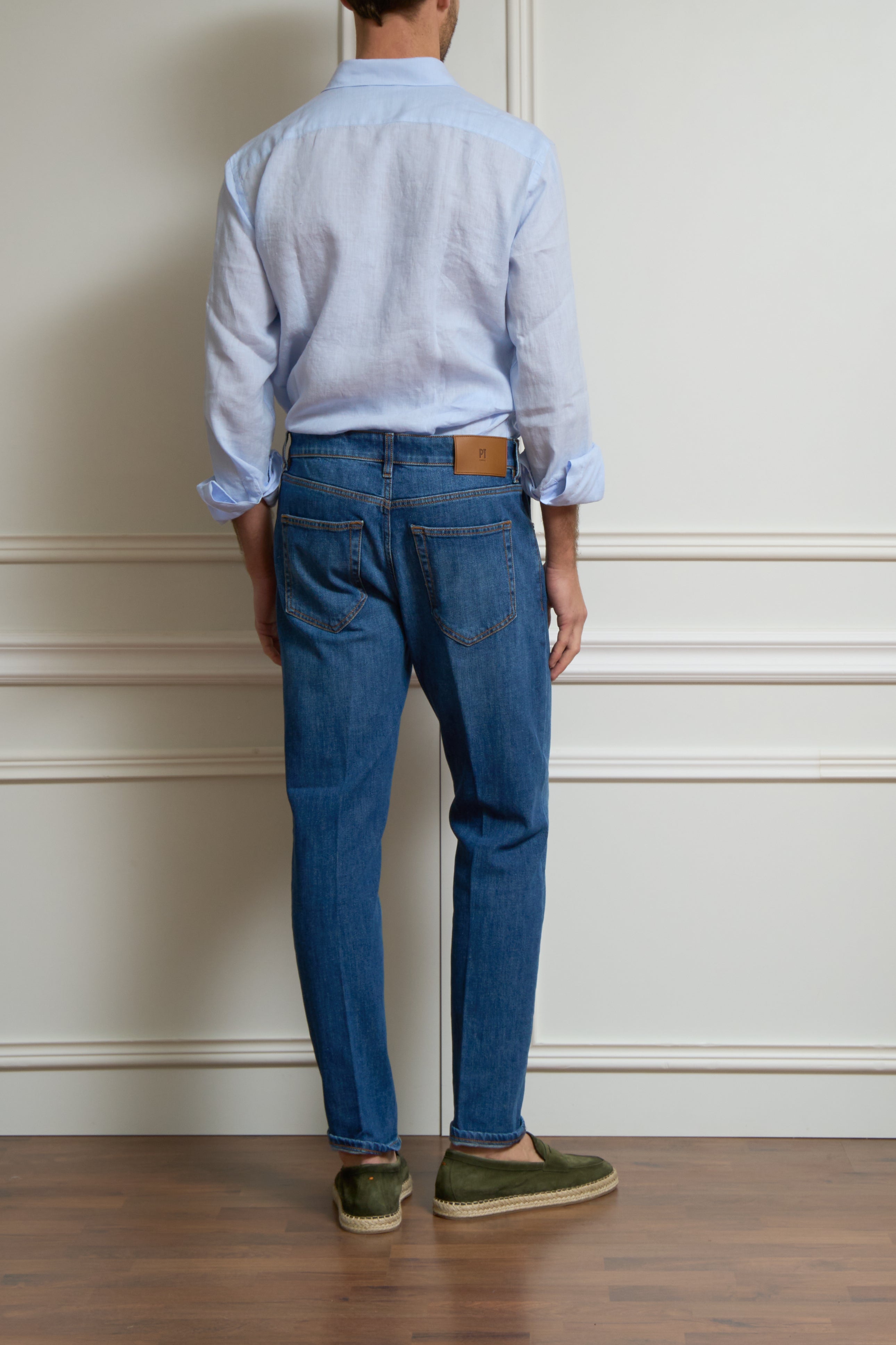 Jeans in blau
