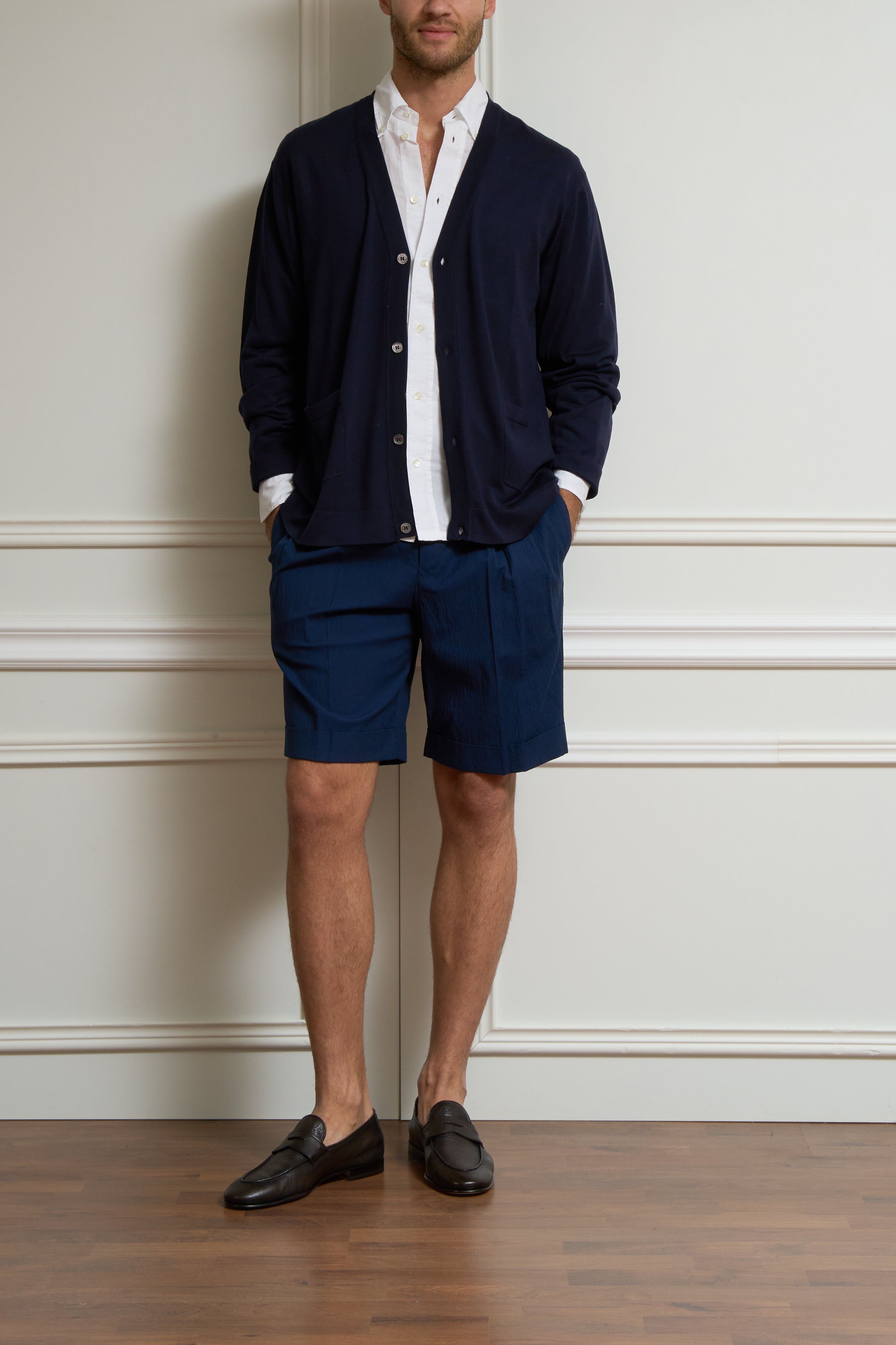 Merino sweater in green