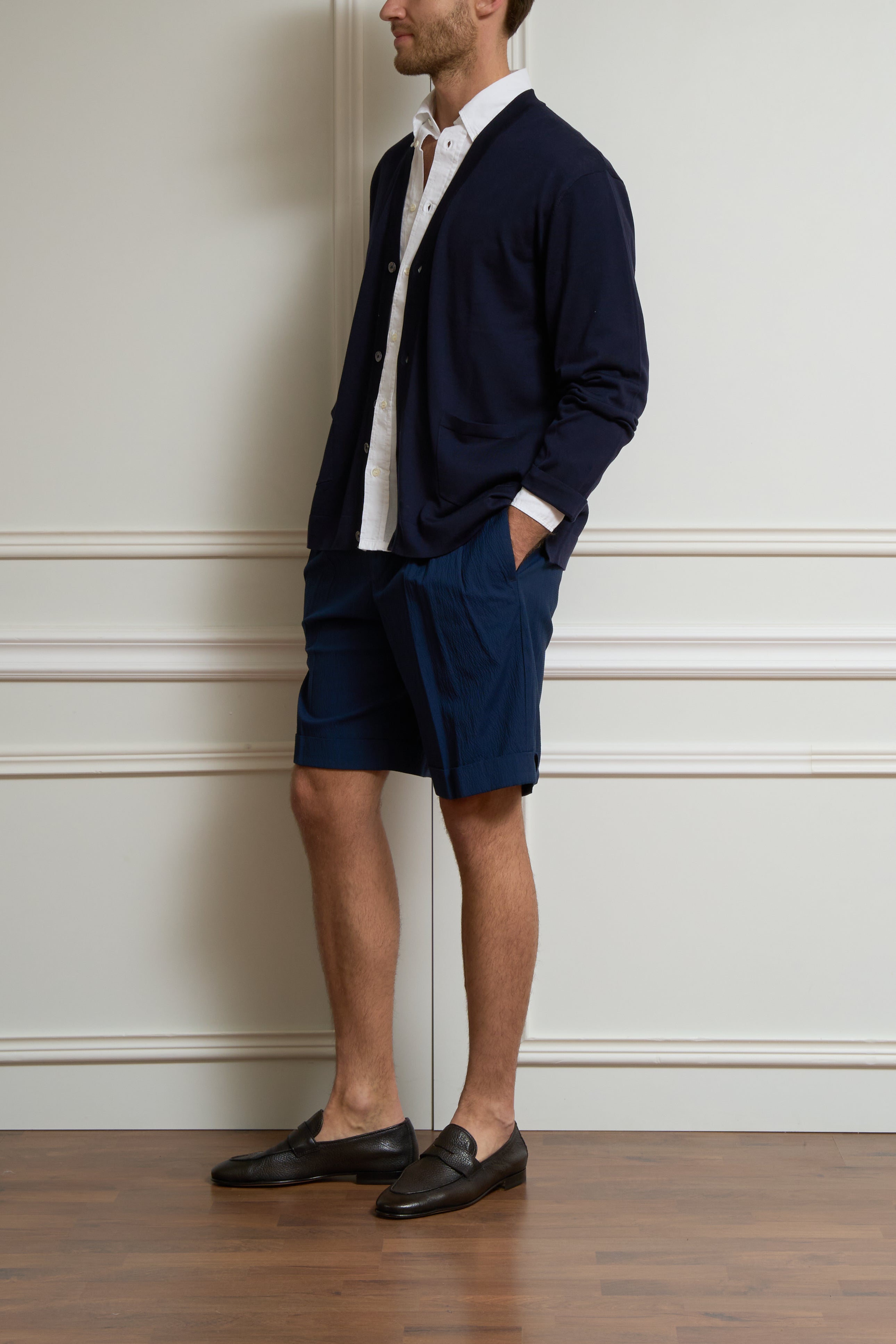 Merino sweater in green