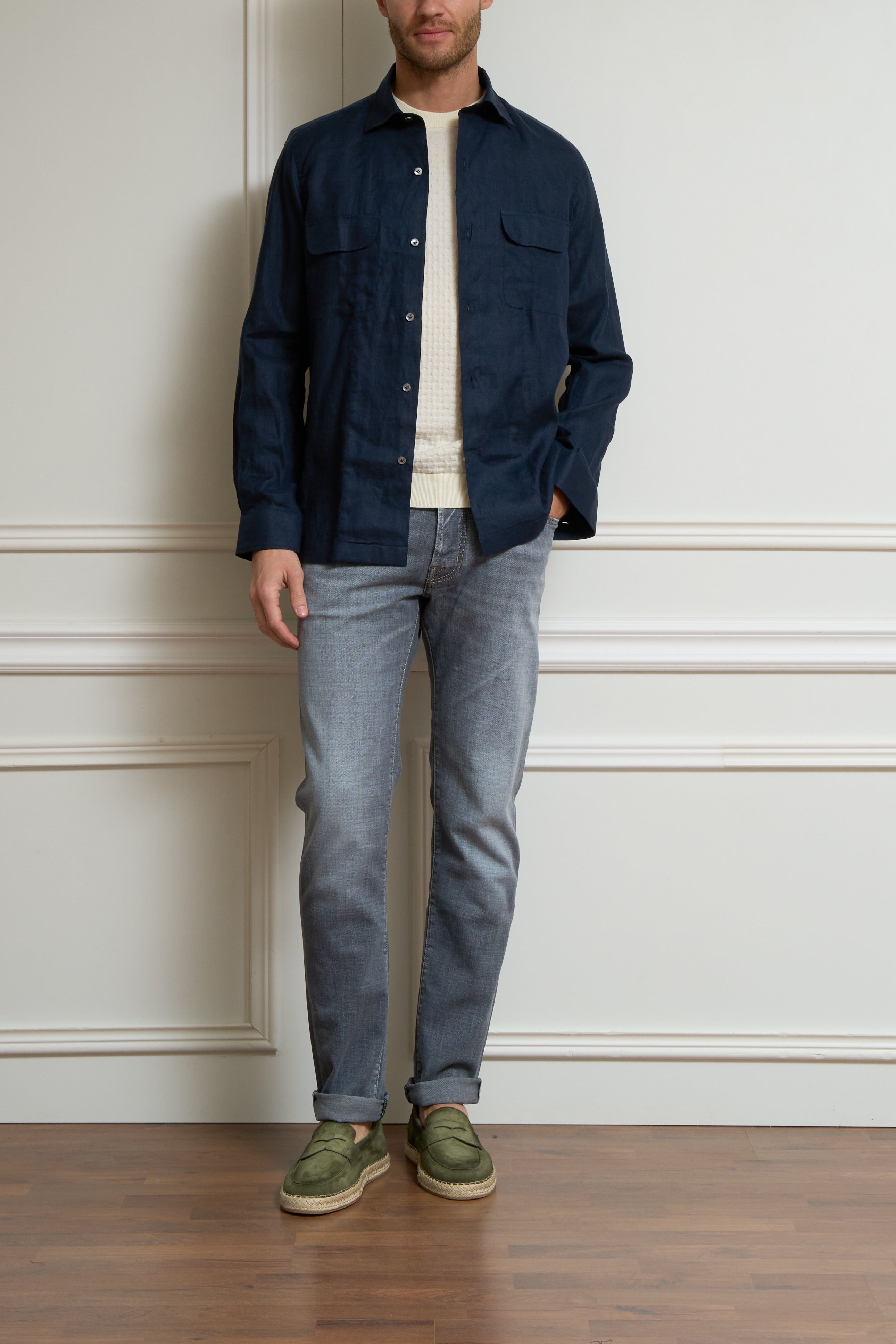 Overshirt in navy
