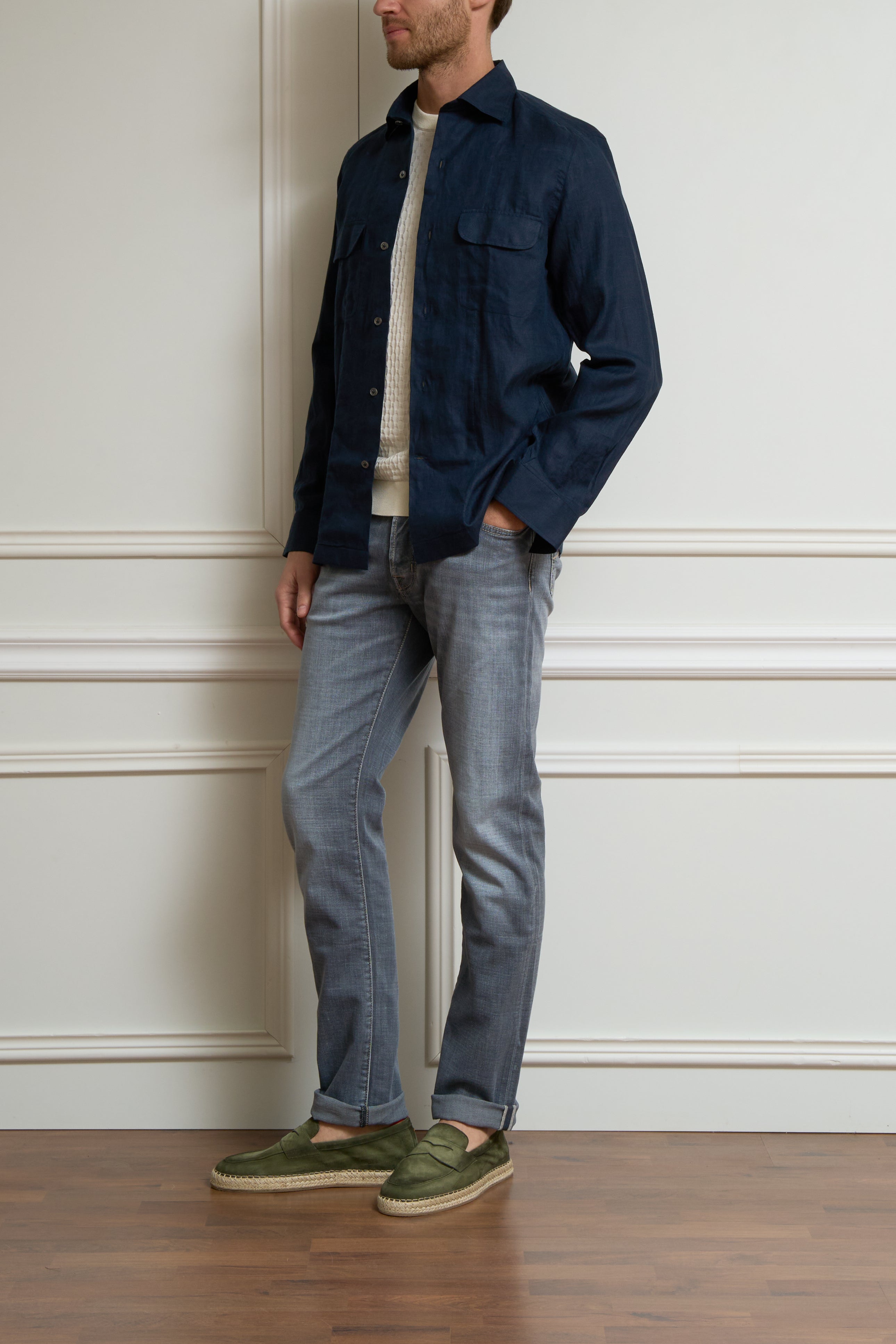 Overshirt in navy