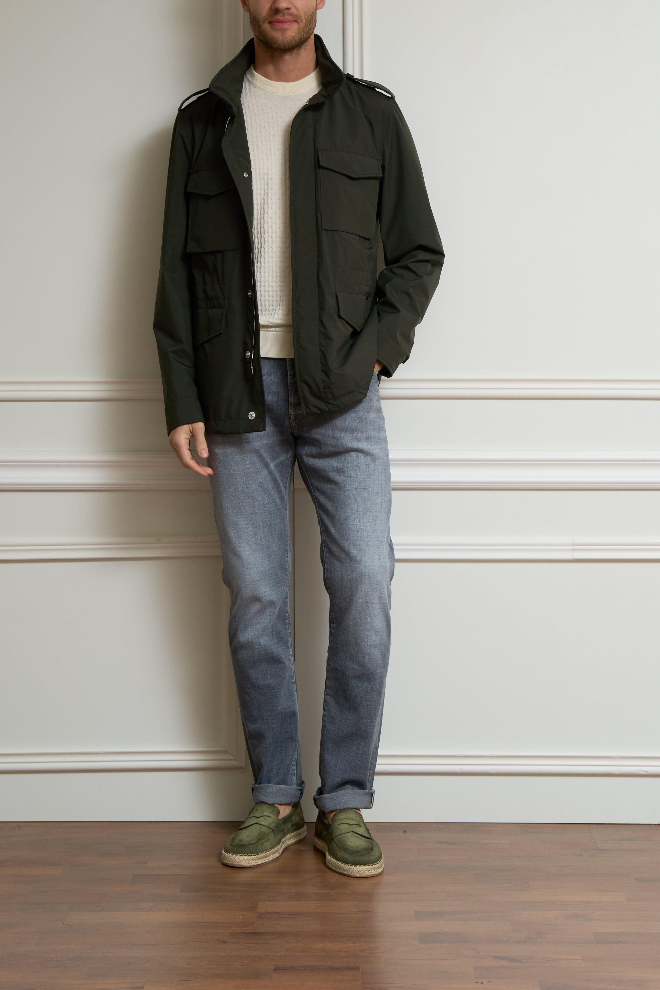 Jacket in light grey