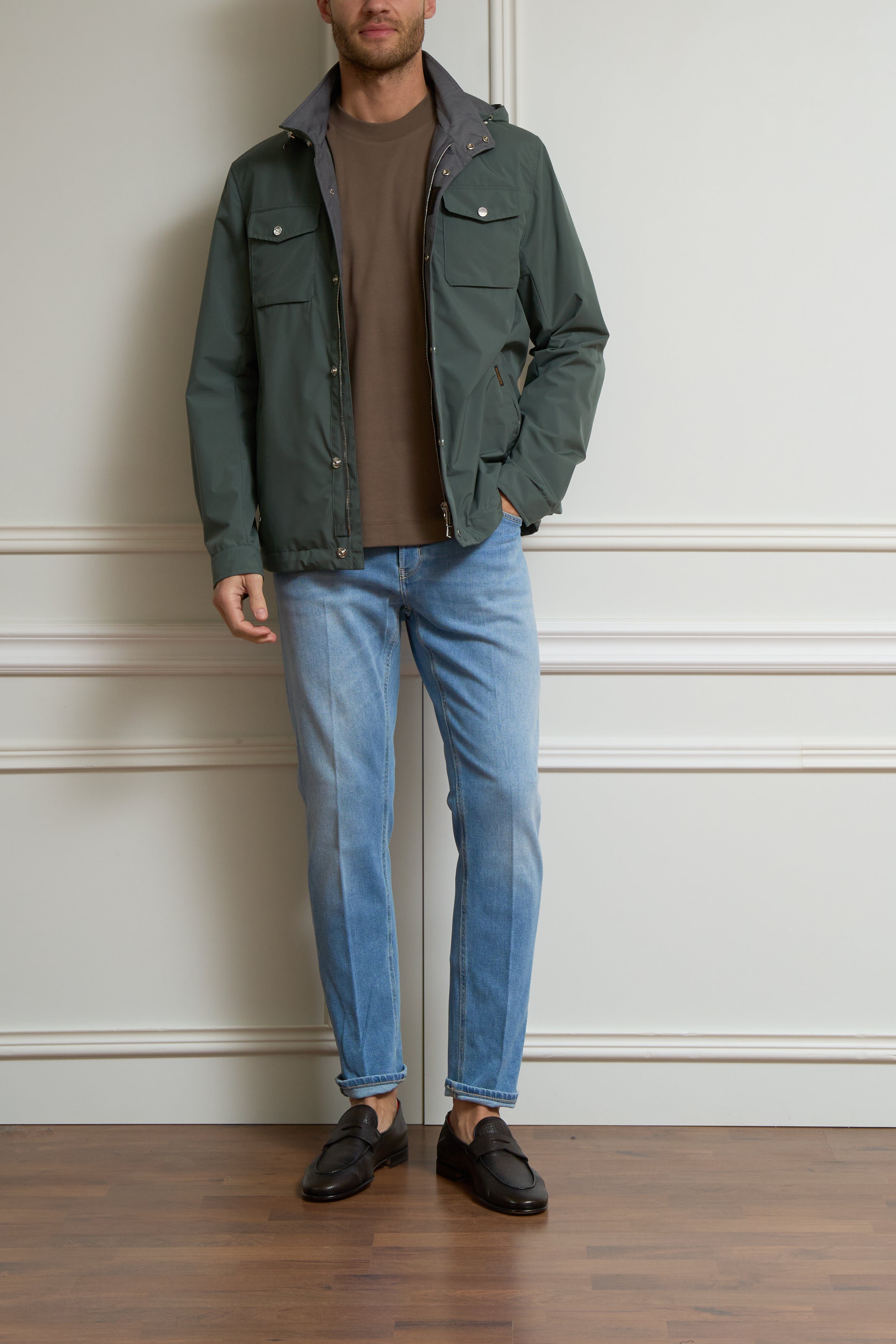 Jacket in light grey