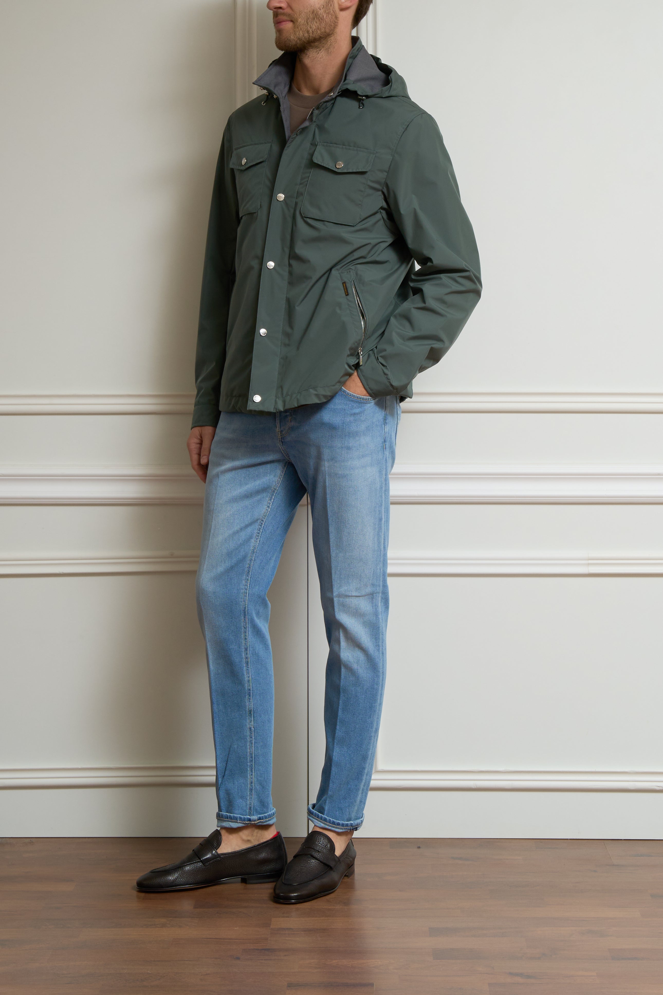 Jacket in light grey