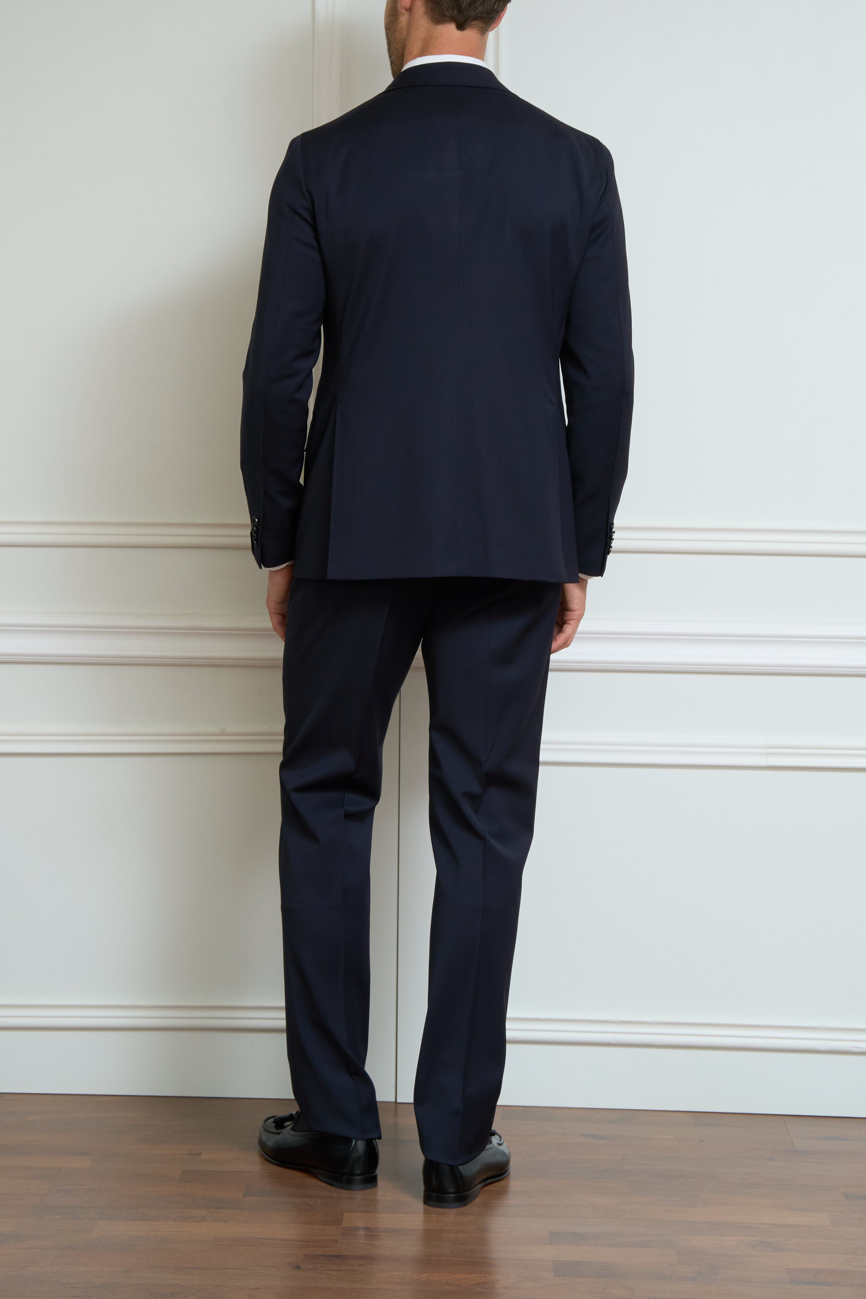 Three-piece suit in blue