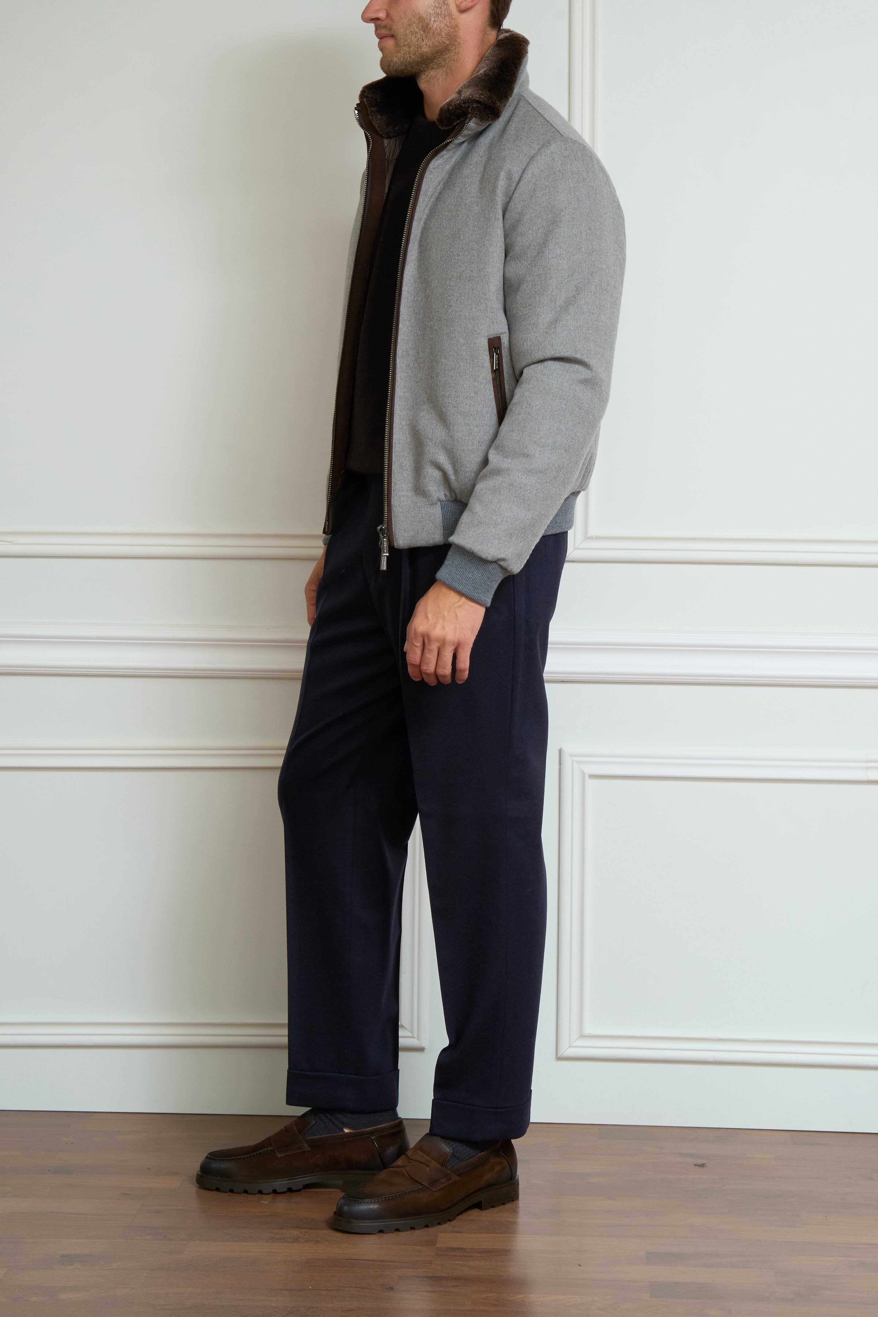 Jacket in grey
