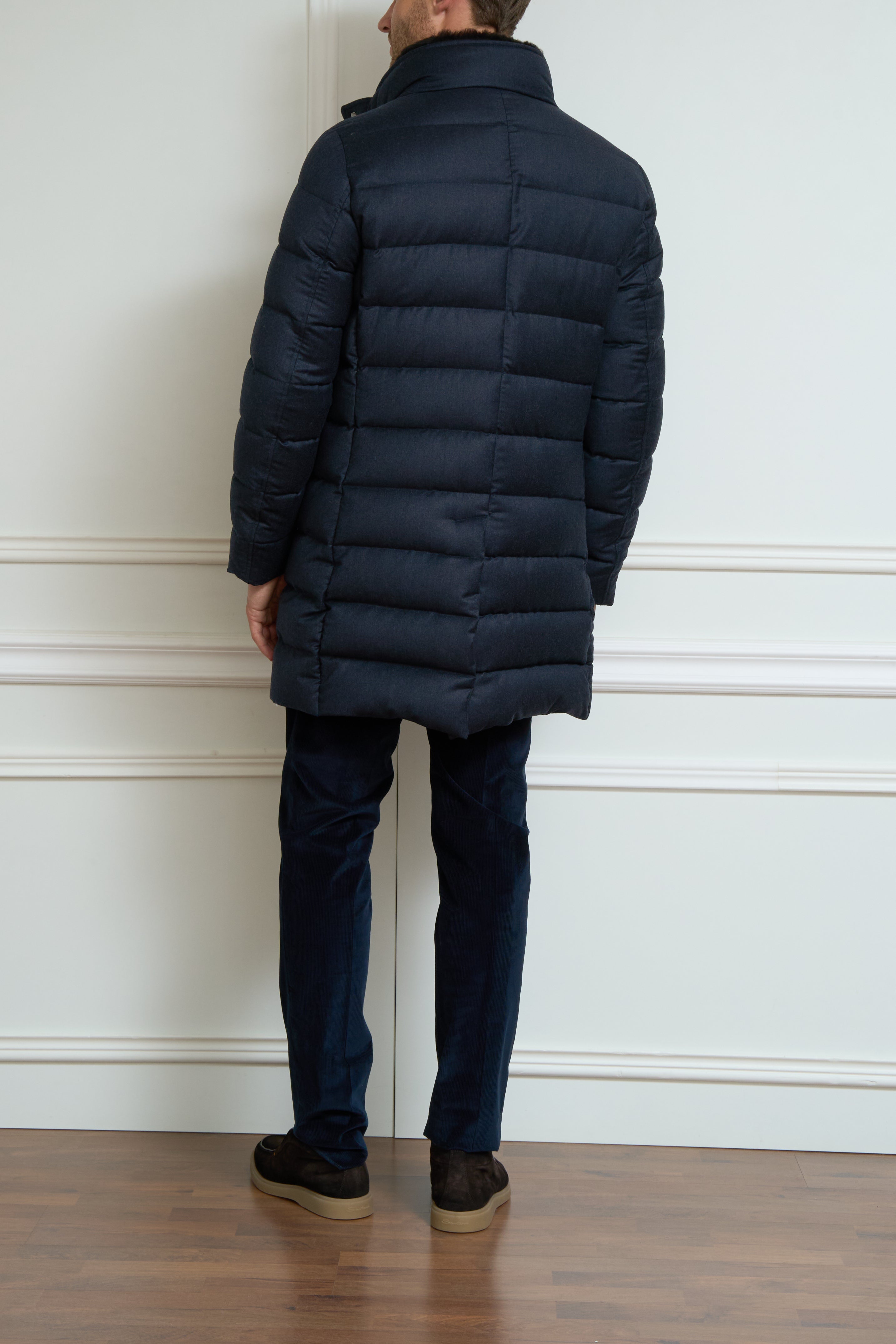 Coat in blue