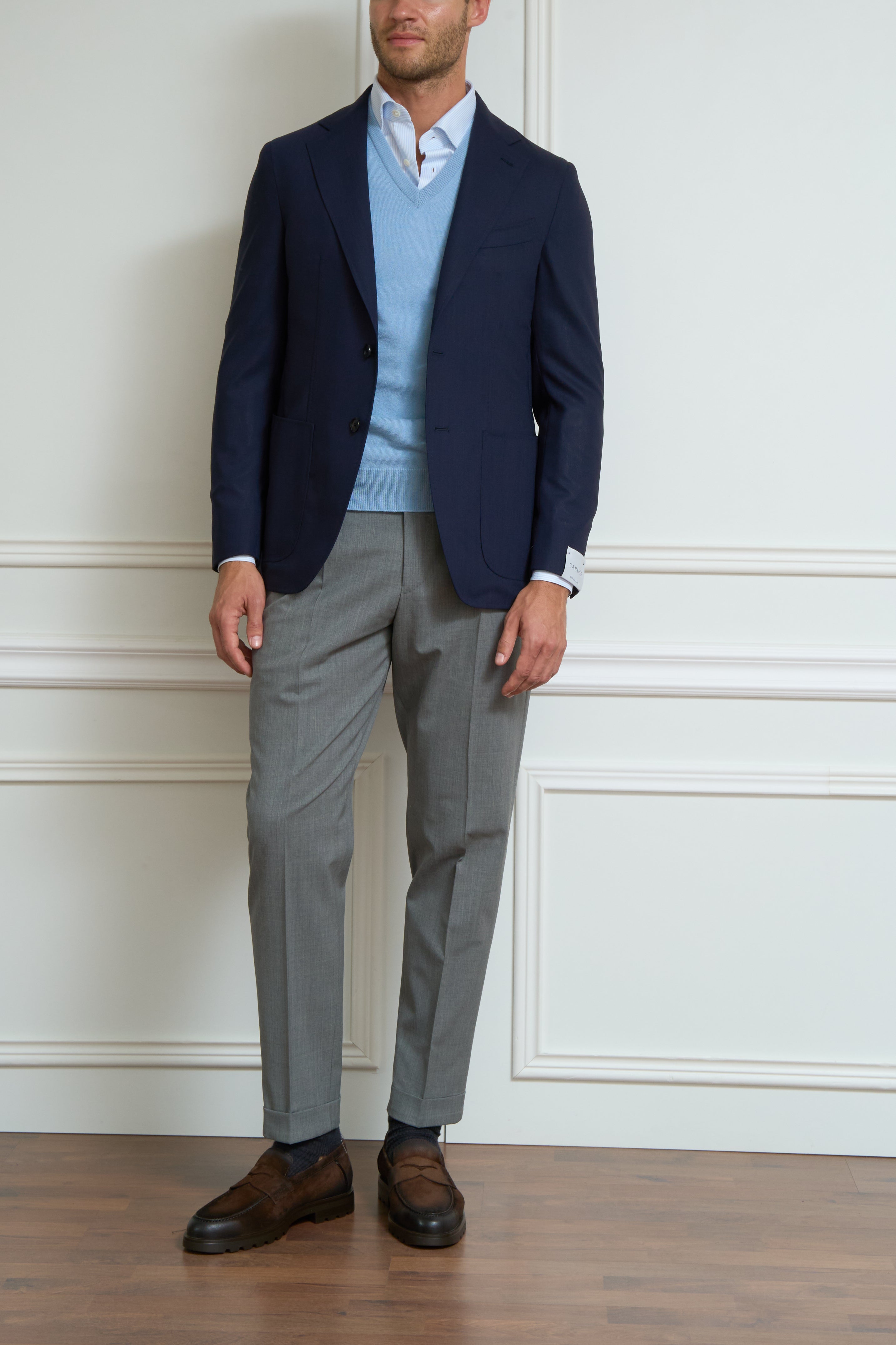 Jacket in blue