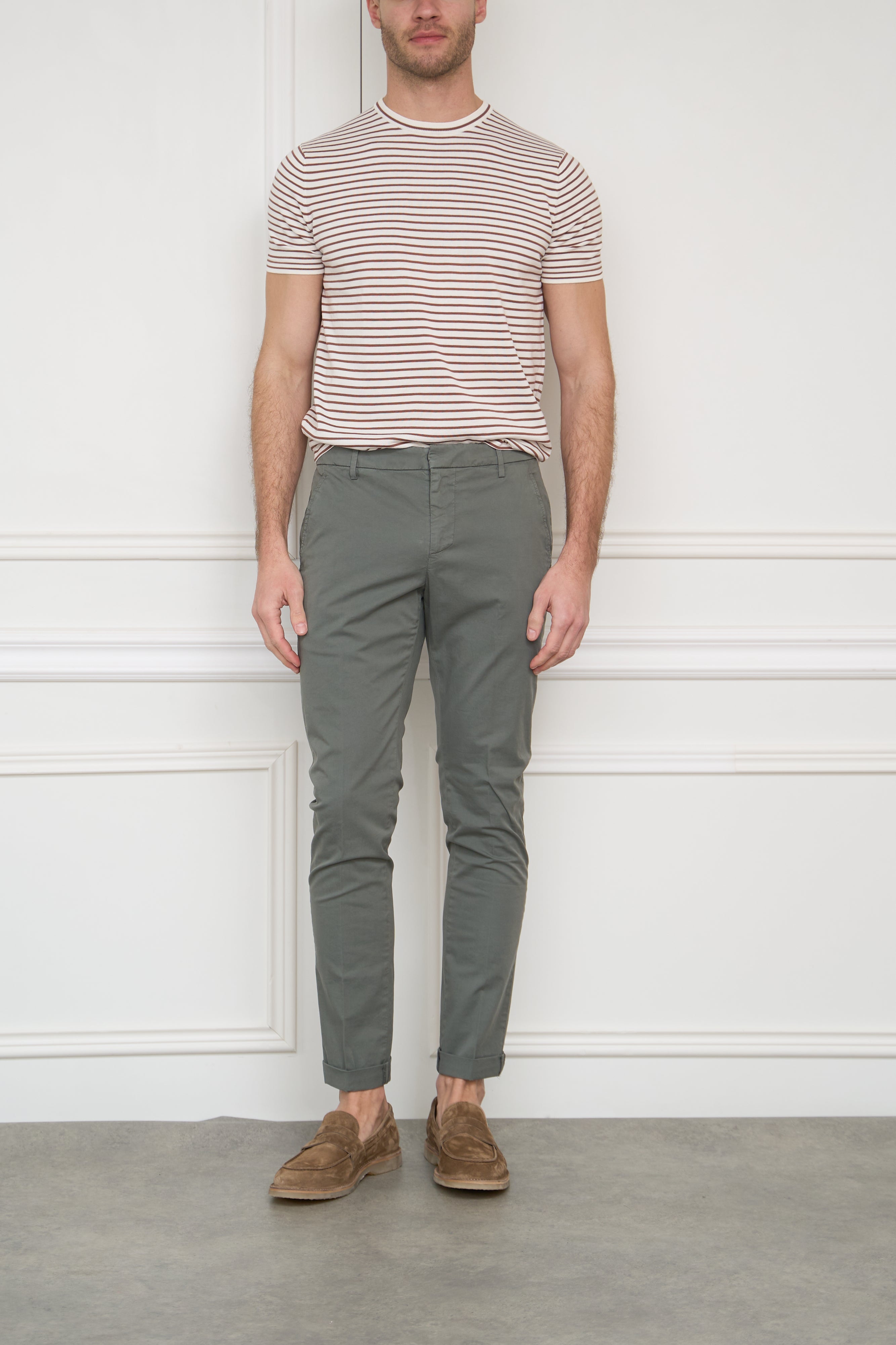 Chinos in grey