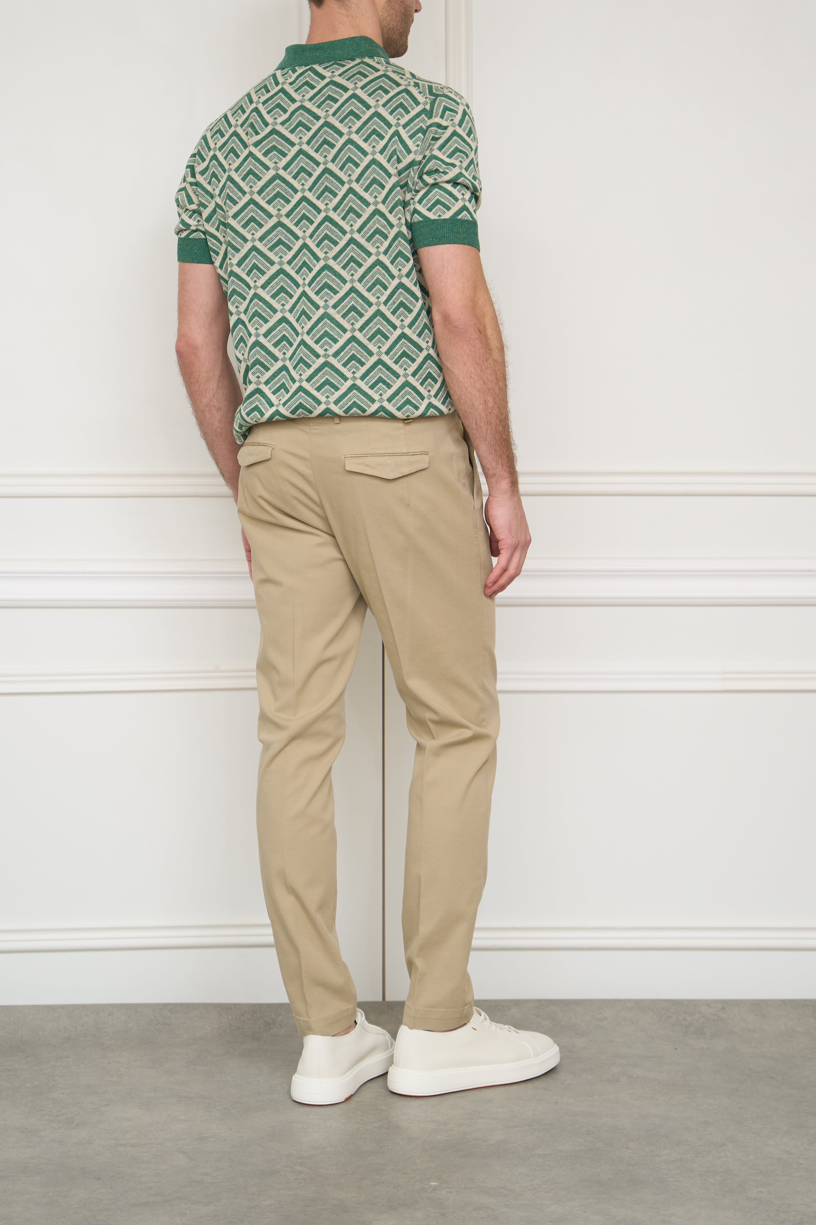 Chinos in beige