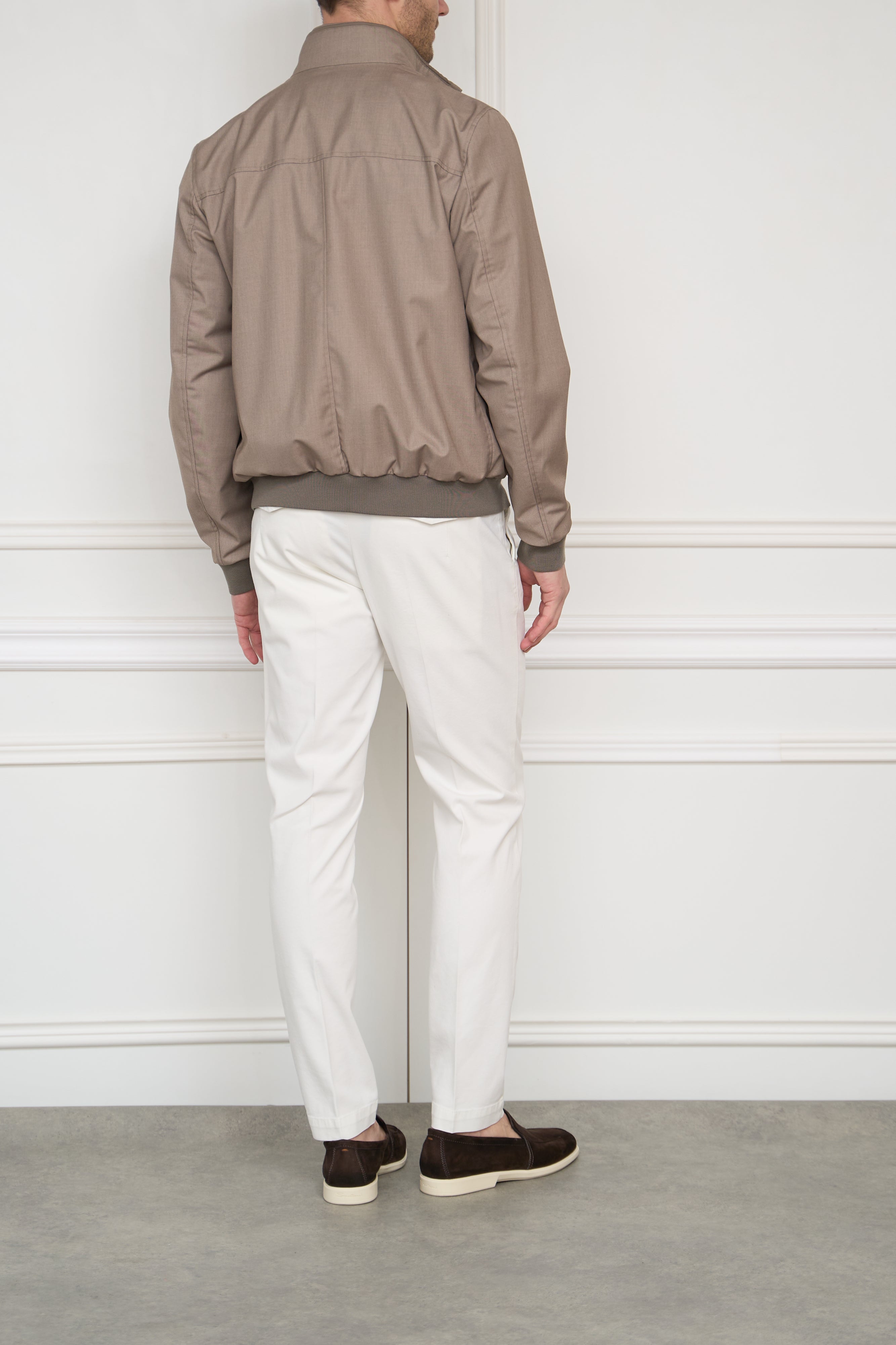 Blouson in taupe