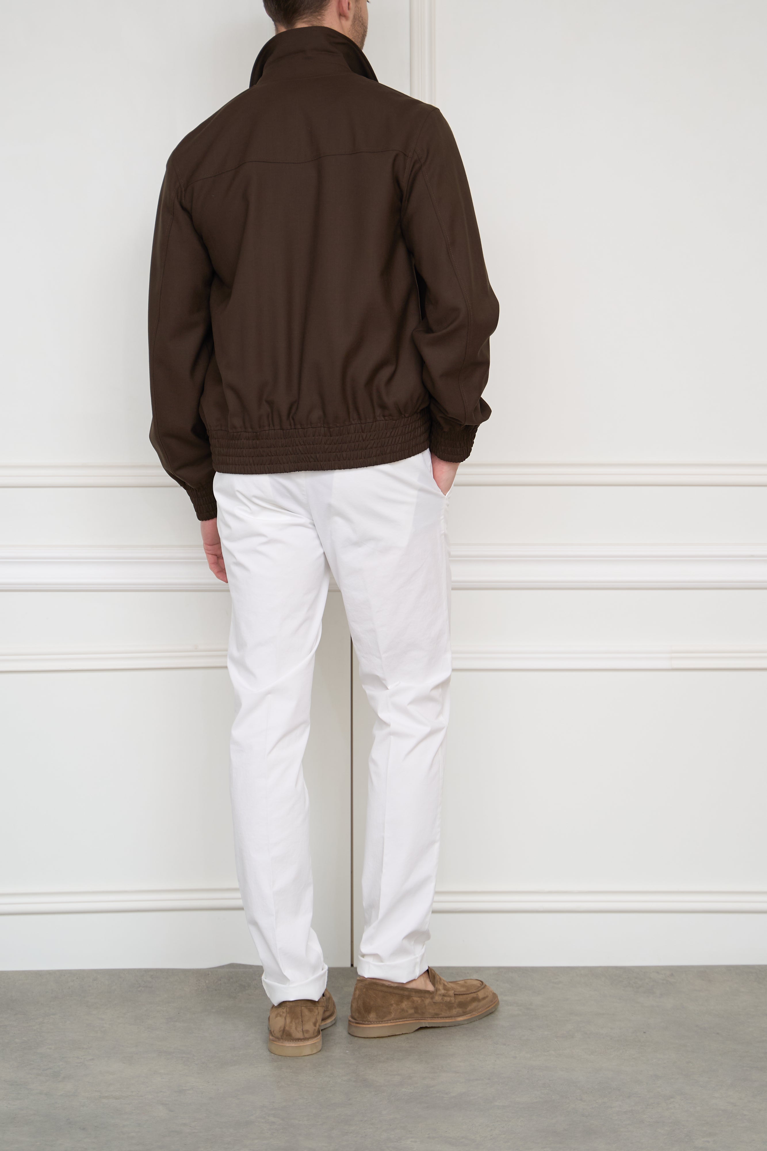 Blouson in brown