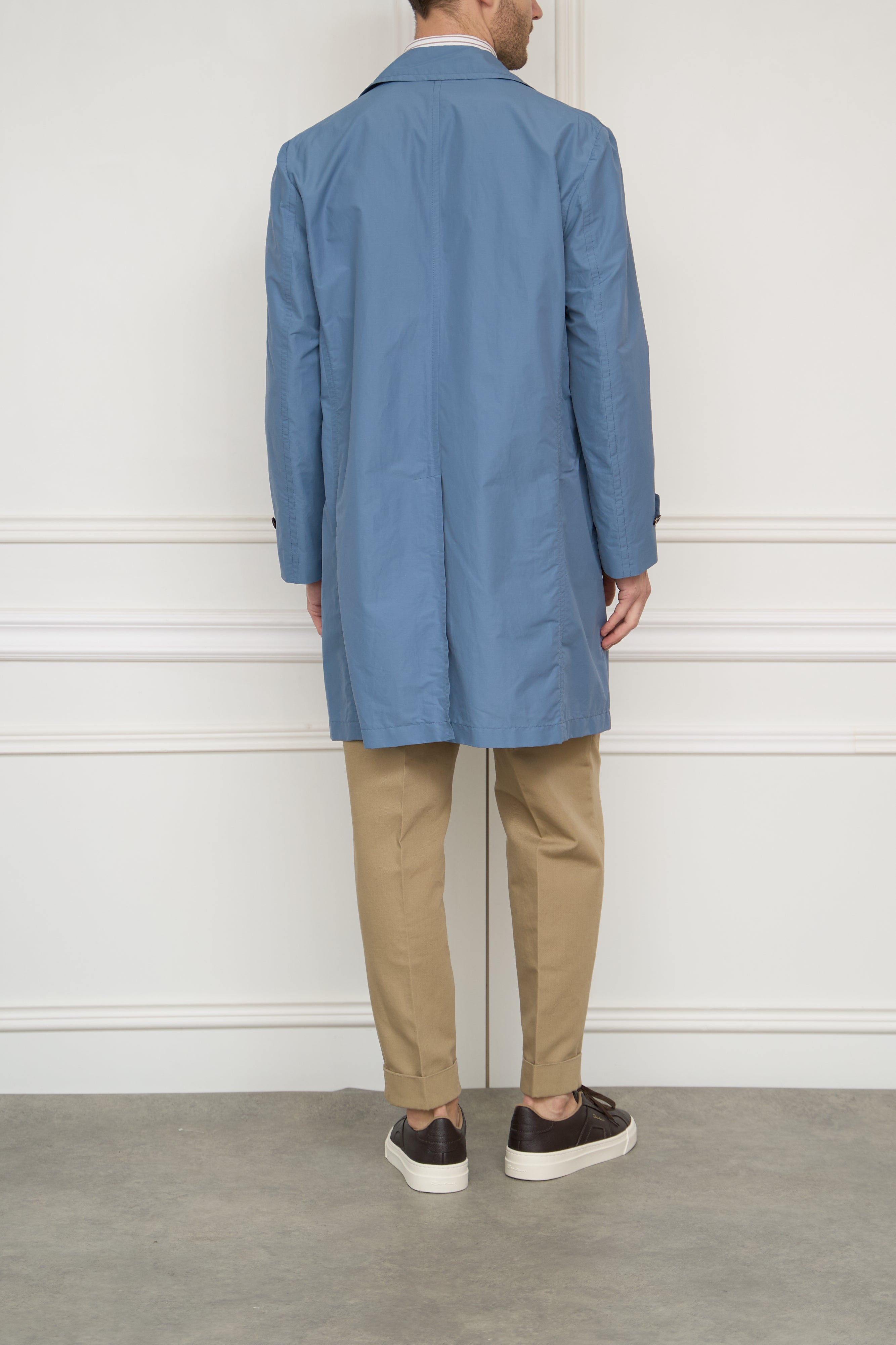 Coat in blue