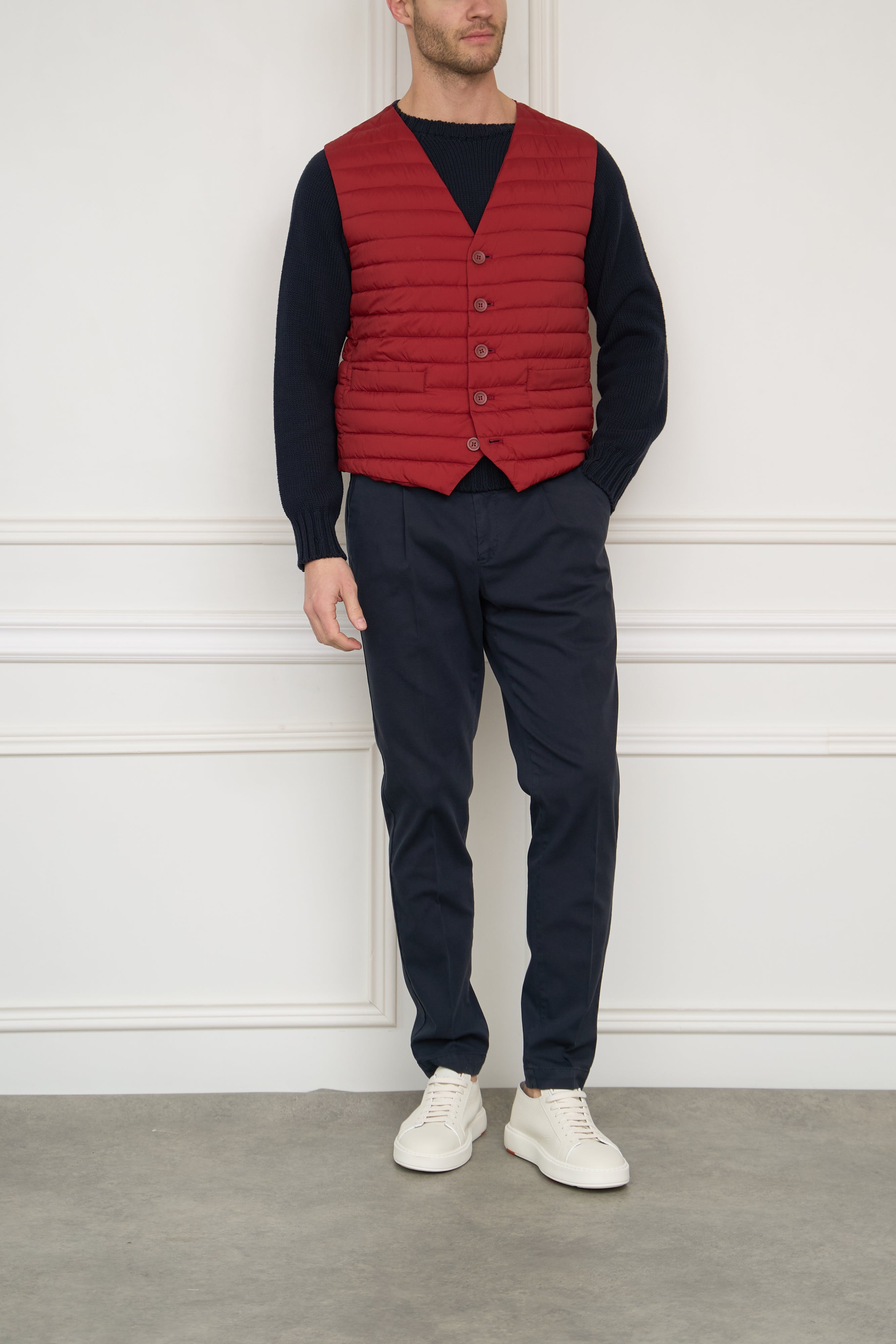 Vest in red