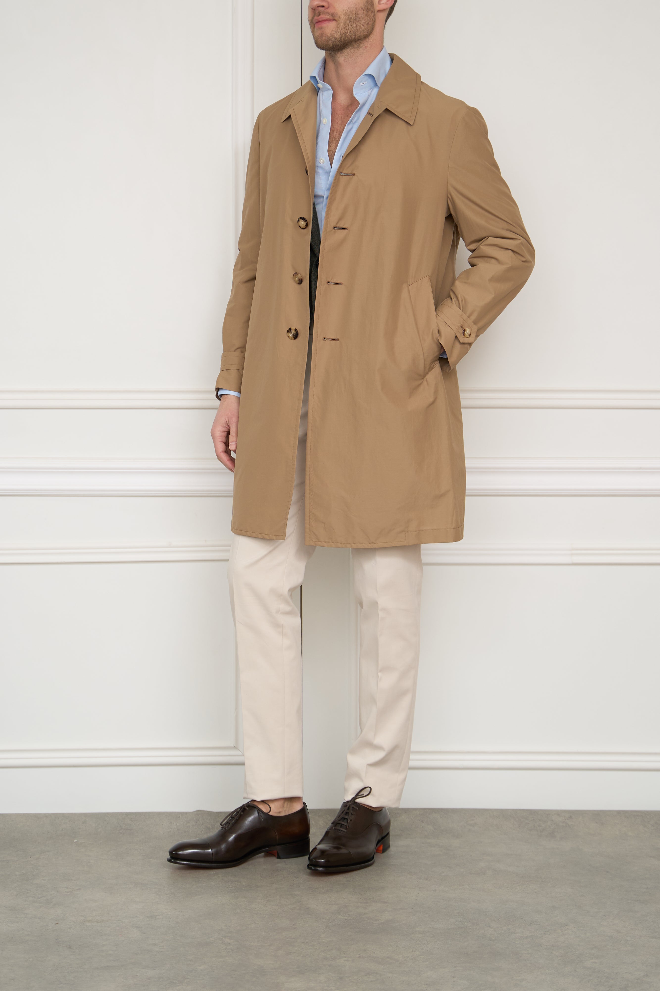 Coat in beige