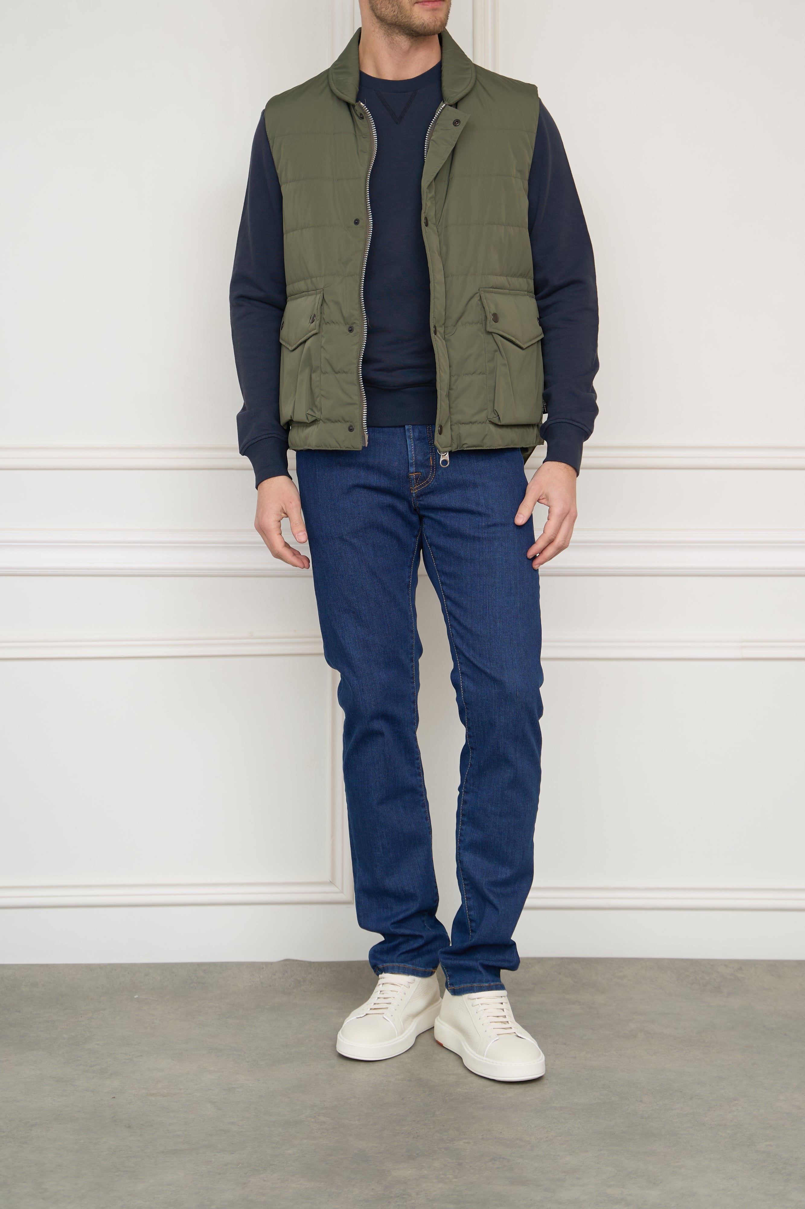 Vest in green