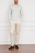 mint green sweater