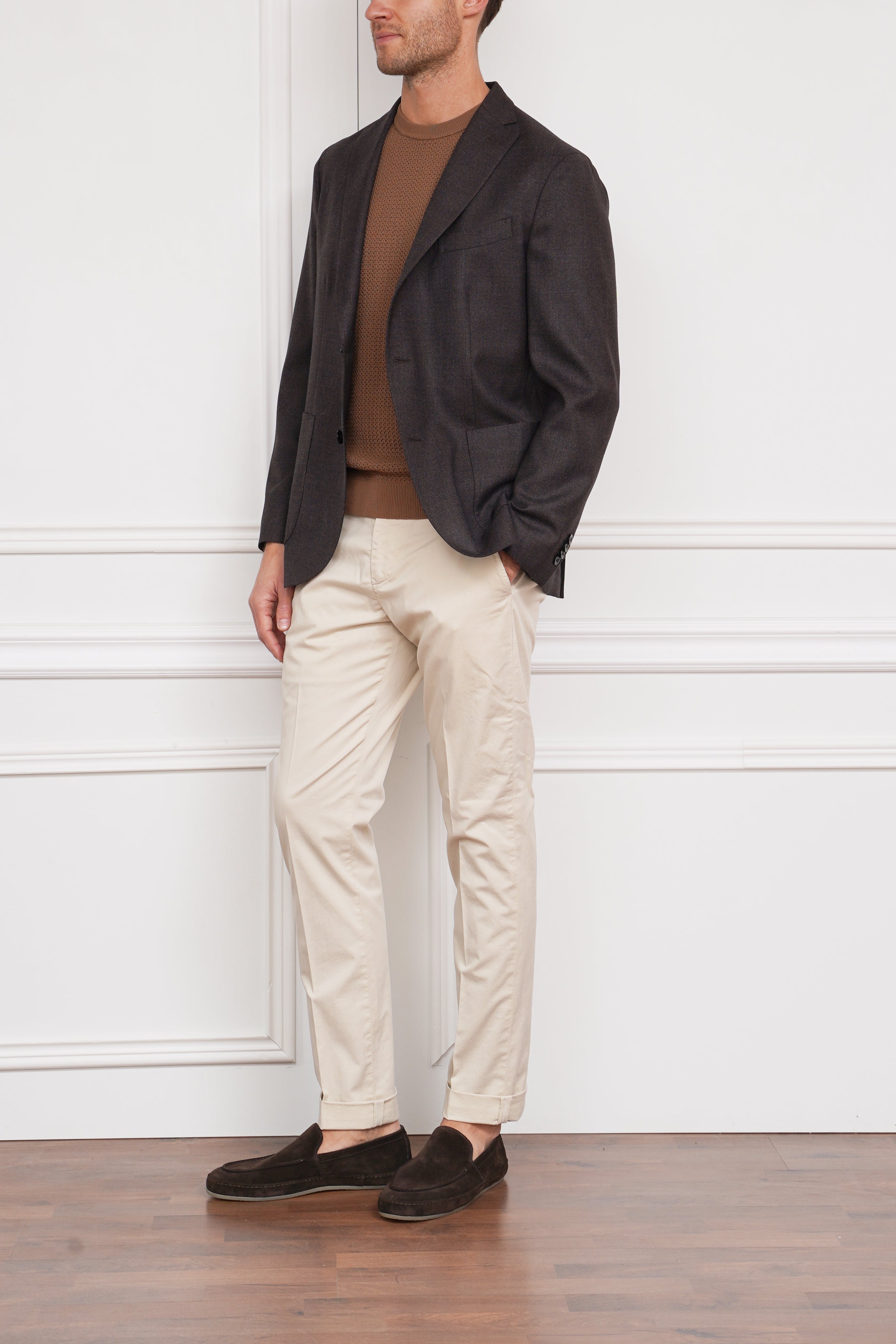 Sakko in dunkelbraun