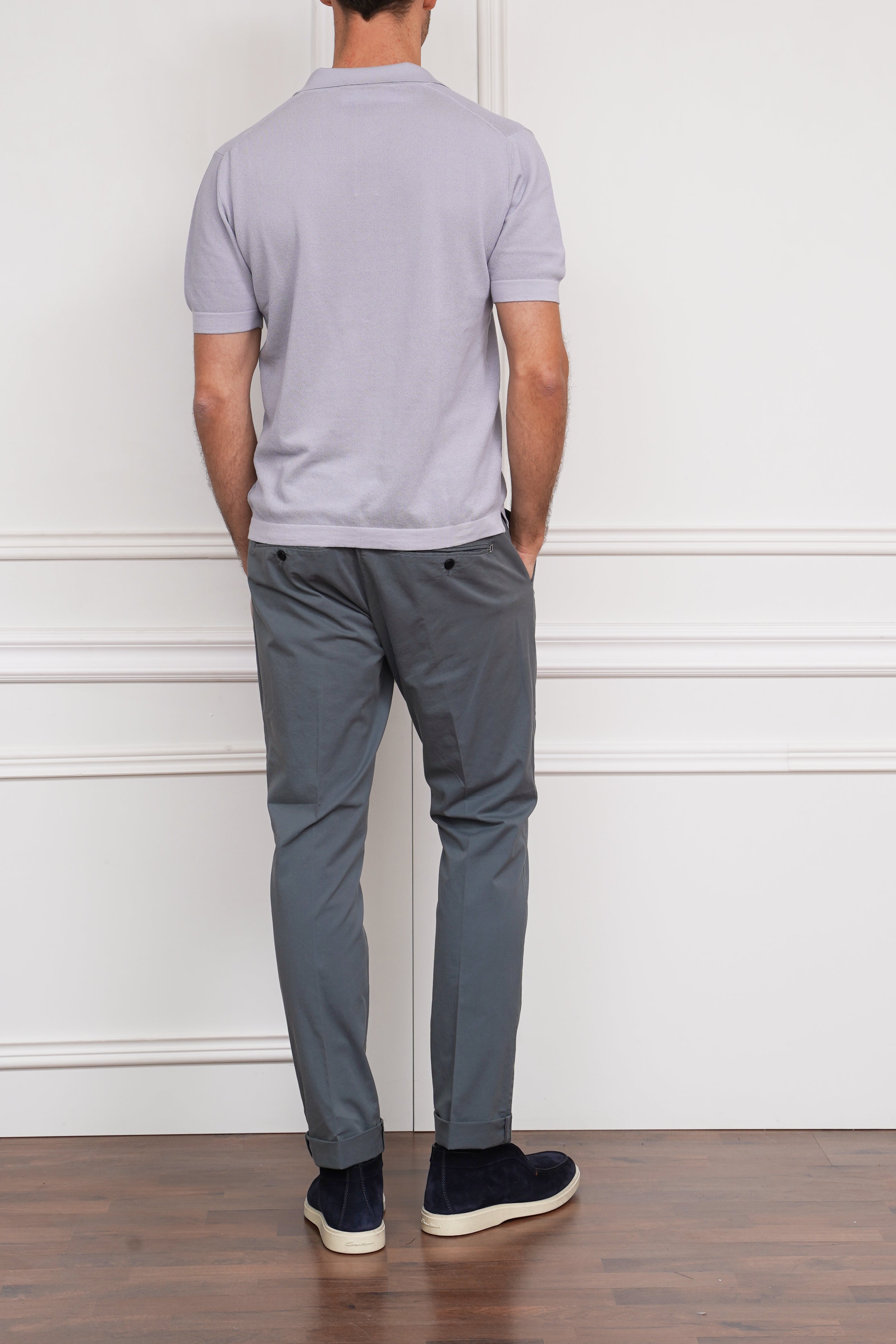 Poloshirt in flieder